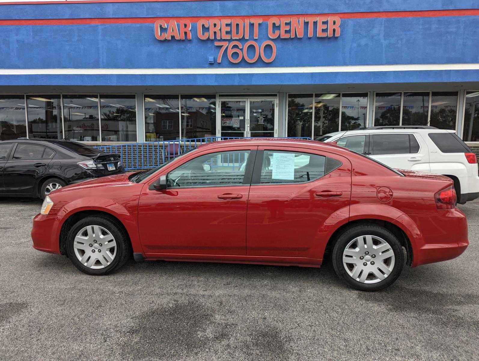 2013 RED Dodge Avenger Base (1C3CDZAB4DN) with an 2.4L L4 DOHC 16V engine, 4-Speed Automatic transmission, located at 7600 S Western Ave., Chicago, IL, 60620, (773) 918-3980, 0.000000, 0.000000 - Photo #0