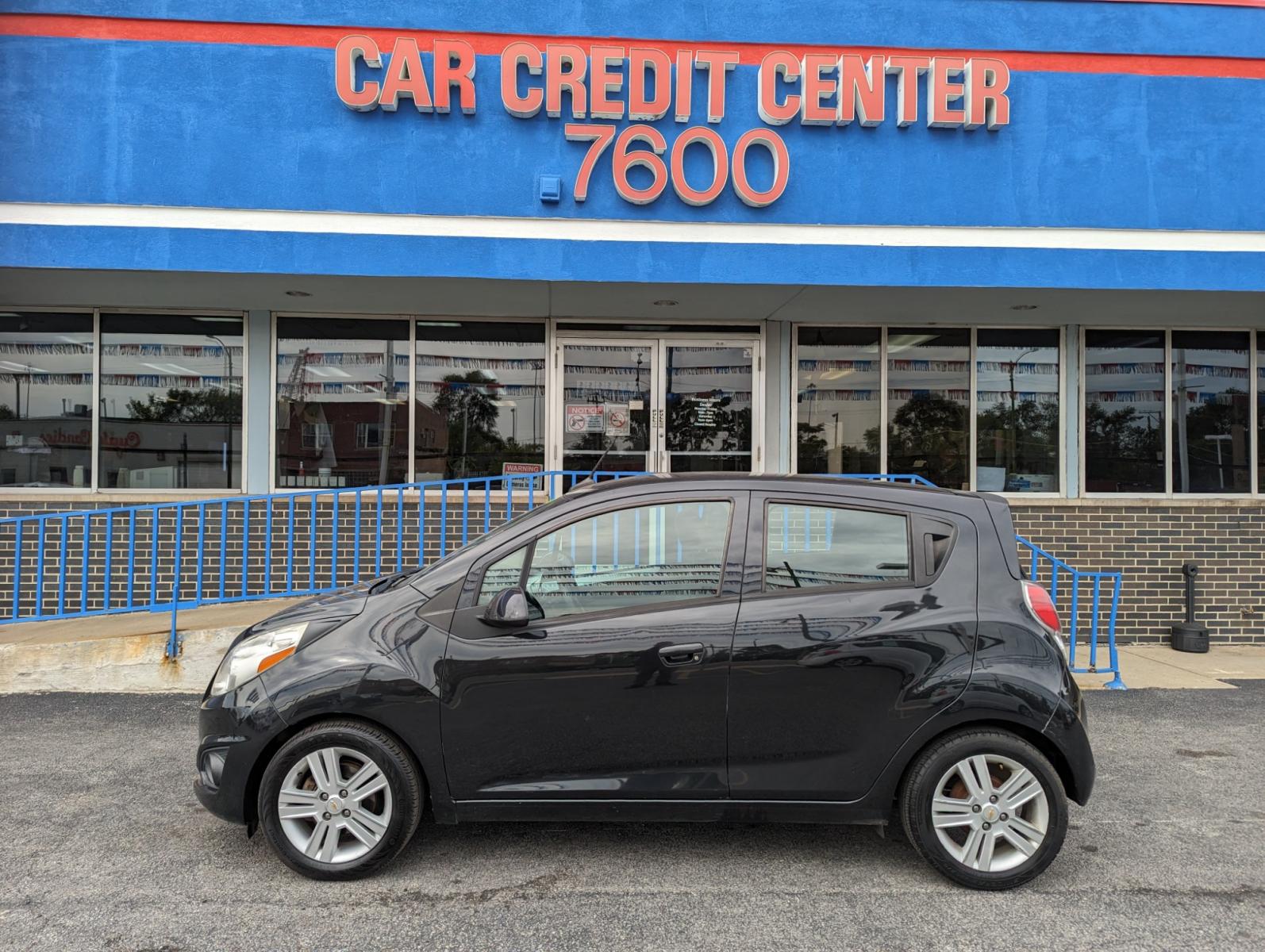 2013 BLACK Chevrolet Spark 1LT Auto (KL8CD6S96DC) with an 1.2L L4 16V DOHC engine, 4-Speed Automatic transmission, located at 7600 S Western Ave., Chicago, IL, 60620, (773) 918-3980, 0.000000, 0.000000 - Photo #0