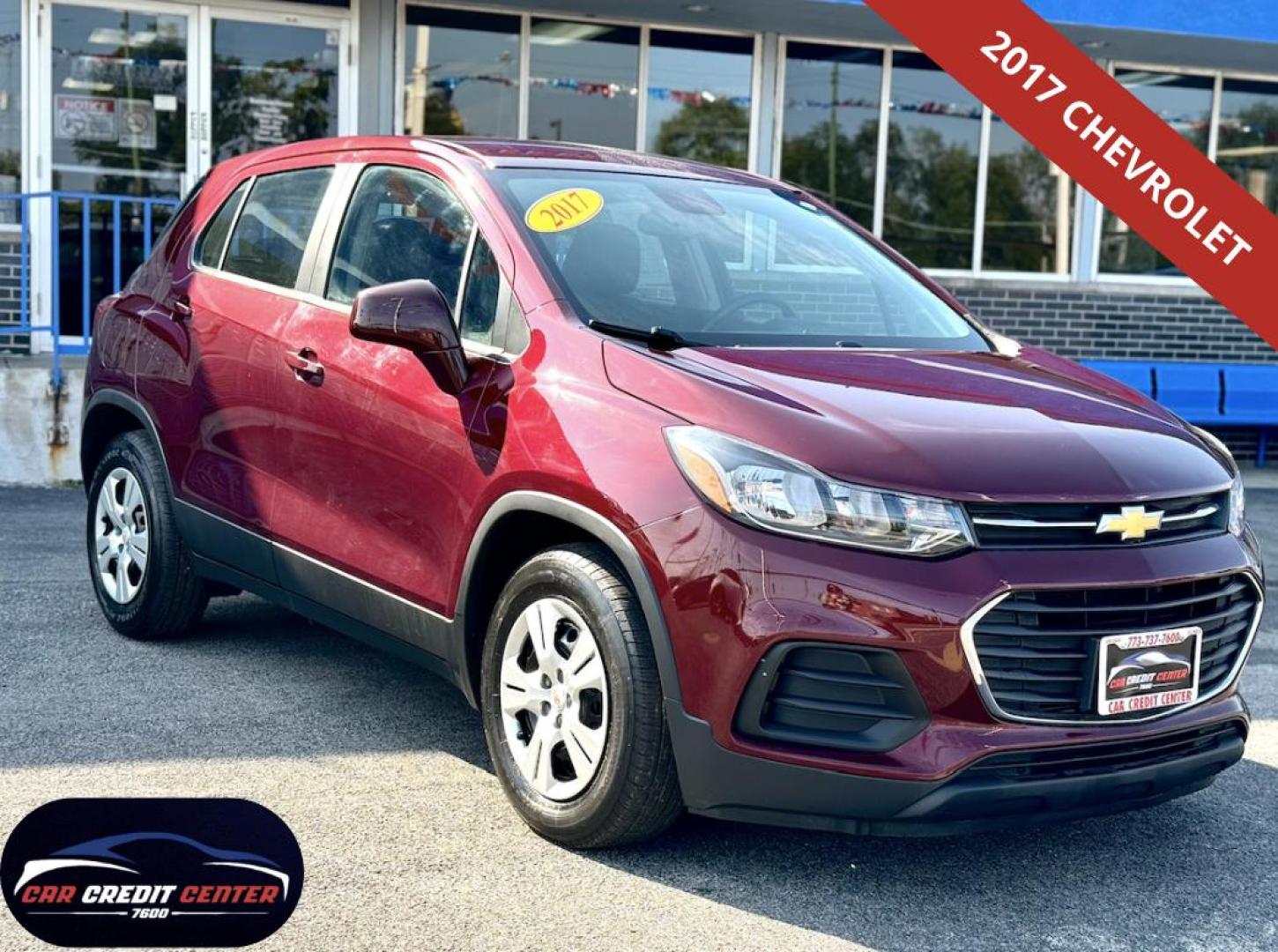 2017 RED CHEVROLET TRAX LS LS FWD (3GNCJKSB4HL) with an 1.4L L4 DOHC 16V engine, 6A transmission, located at 7600 S Western Ave., Chicago, IL, 60620, (773) 918-3980, 0.000000, 0.000000 - Photo#0