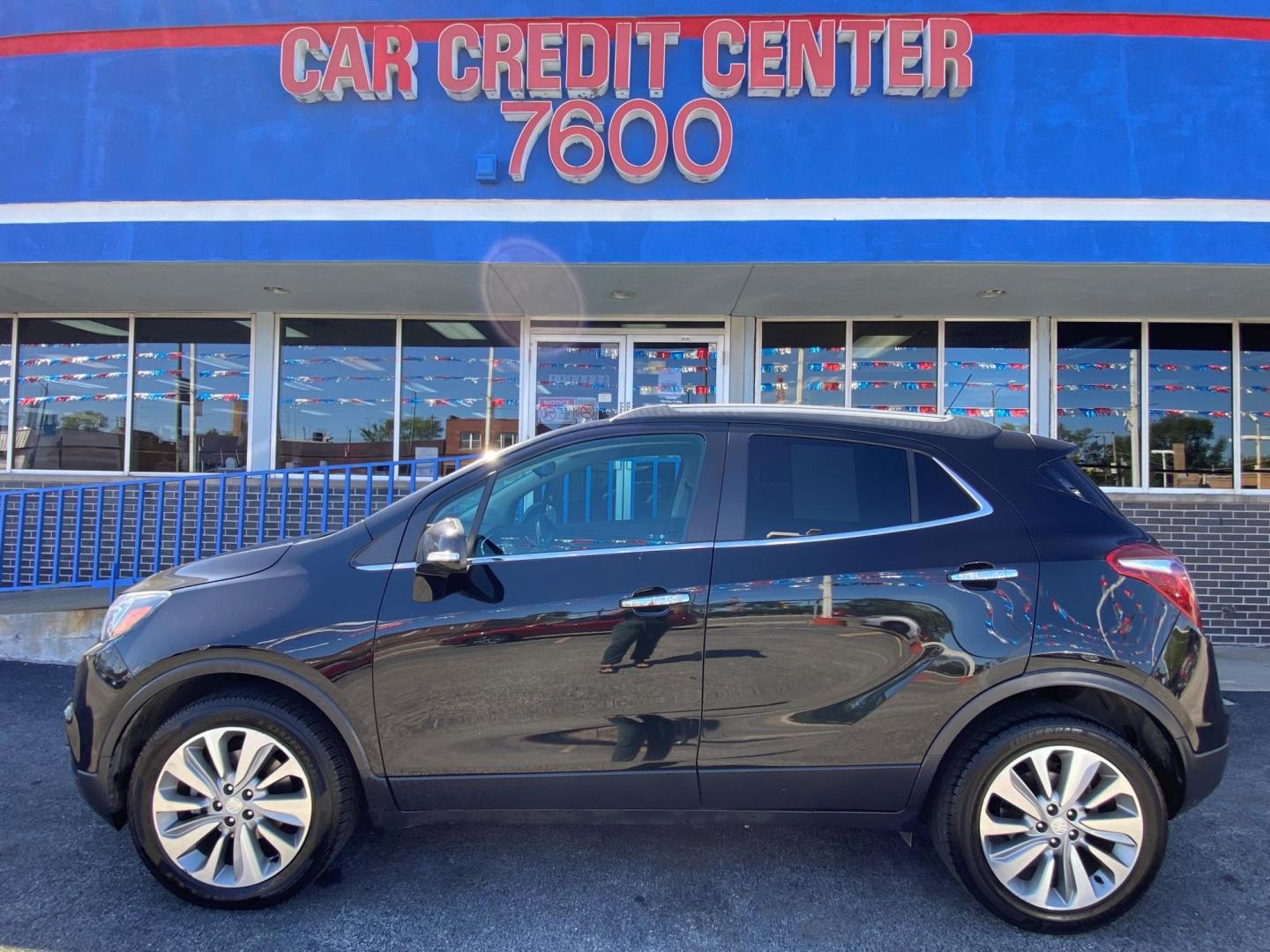 2019 BLACK Buick Encore Preferred FWD (KL4CJASB0KB) with an 1.4L L4 DOHC 16V TURBO engine, 6A transmission, located at 7600 S Western Ave., Chicago, IL, 60620, (773) 918-3980, 0.000000, 0.000000 - Photo#0