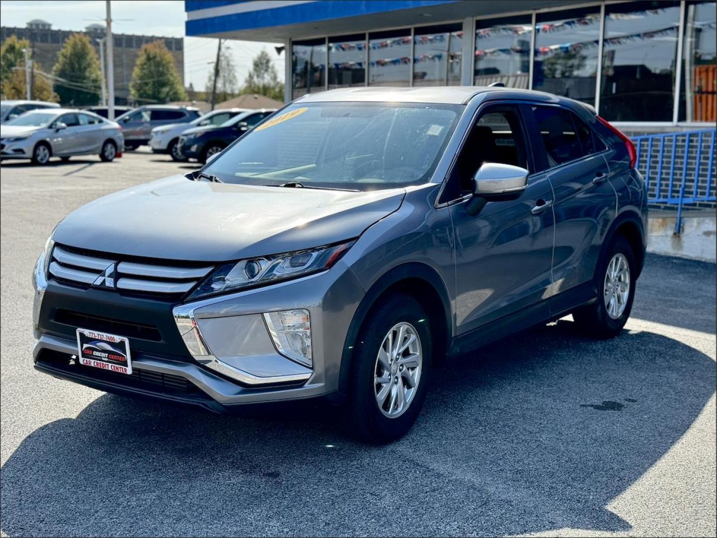 2019 GRAY MITSUBISHI ECLIPSE CROSS ES ES (JA4AS3AA3KZ) with an 1.5L L4 DOHC 16V engine, CVT transmission, located at 7600 S Western Ave., Chicago, IL, 60620, (773) 918-3980, 0.000000, 0.000000 - Photo#2