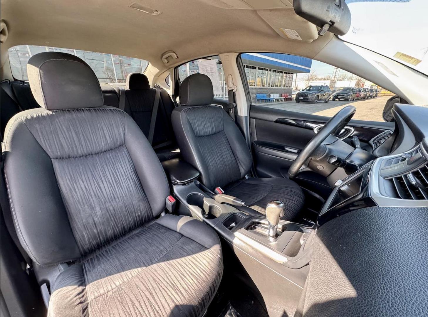 2019 BLACK Nissan Sentra S CVT (3N1AB7AP3KY) with an 1.8L L4 SFI DOHC 16V engine, CVT transmission, located at 7600 S Western Ave., Chicago, IL, 60620, (773) 918-3980, 0.000000, 0.000000 - Photo#9