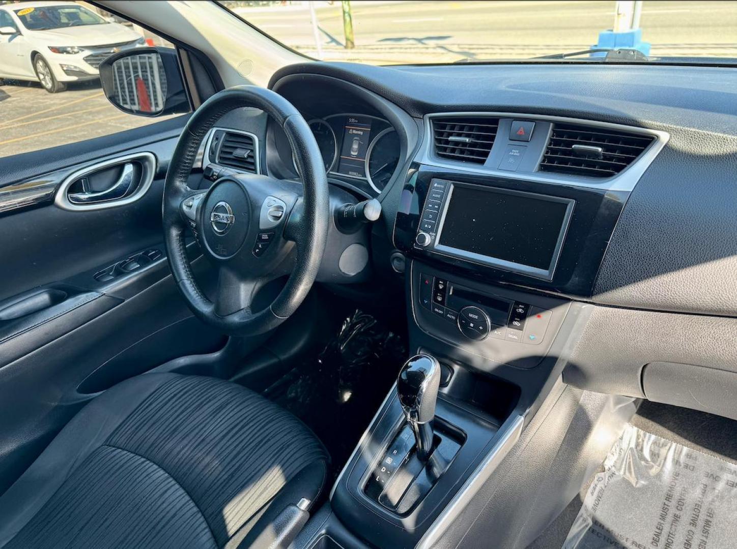 2019 BLACK Nissan Sentra S CVT (3N1AB7AP3KY) with an 1.8L L4 SFI DOHC 16V engine, CVT transmission, located at 7600 S Western Ave., Chicago, IL, 60620, (773) 918-3980, 0.000000, 0.000000 - Photo#8