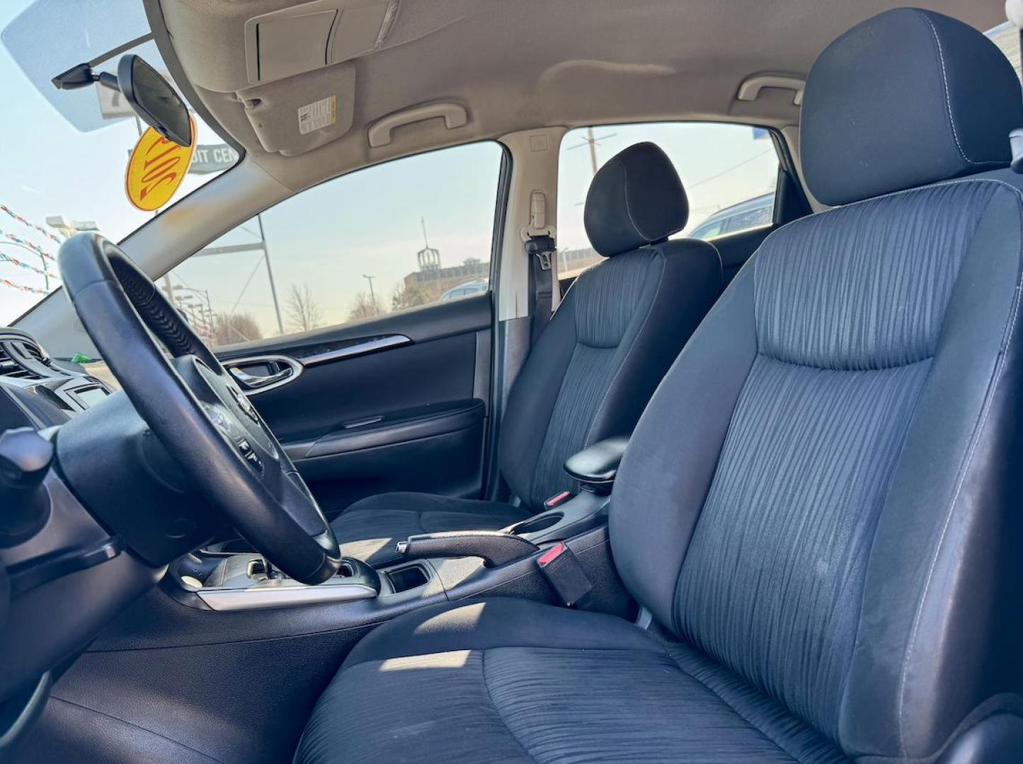 2019 BLACK Nissan Sentra S CVT (3N1AB7AP3KY) with an 1.8L L4 SFI DOHC 16V engine, CVT transmission, located at 7600 S Western Ave., Chicago, IL, 60620, (773) 918-3980, 0.000000, 0.000000 - Photo#7