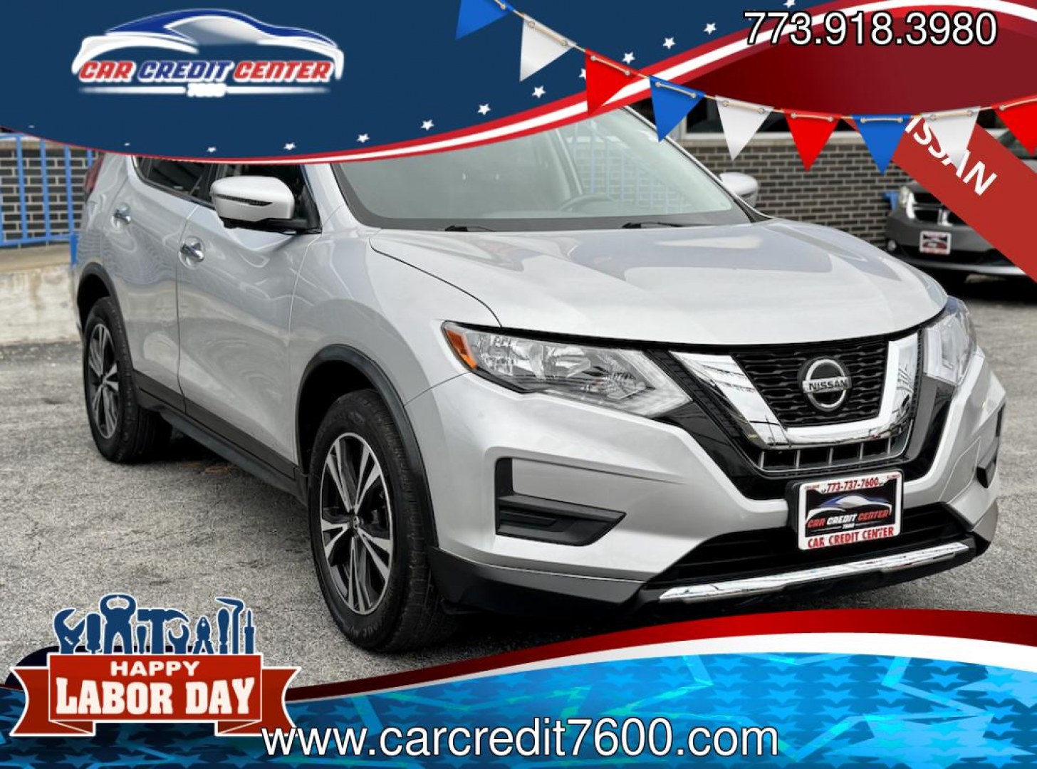 2019 GRAY Nissan Rogue SL AWD (JN8AT2MV2KW) with an 2.5L L4 DOHC 16V engine, CVT transmission, located at 7600 S Western Ave., Chicago, IL, 60620, (773) 918-3980, 0.000000, 0.000000- Photo#0