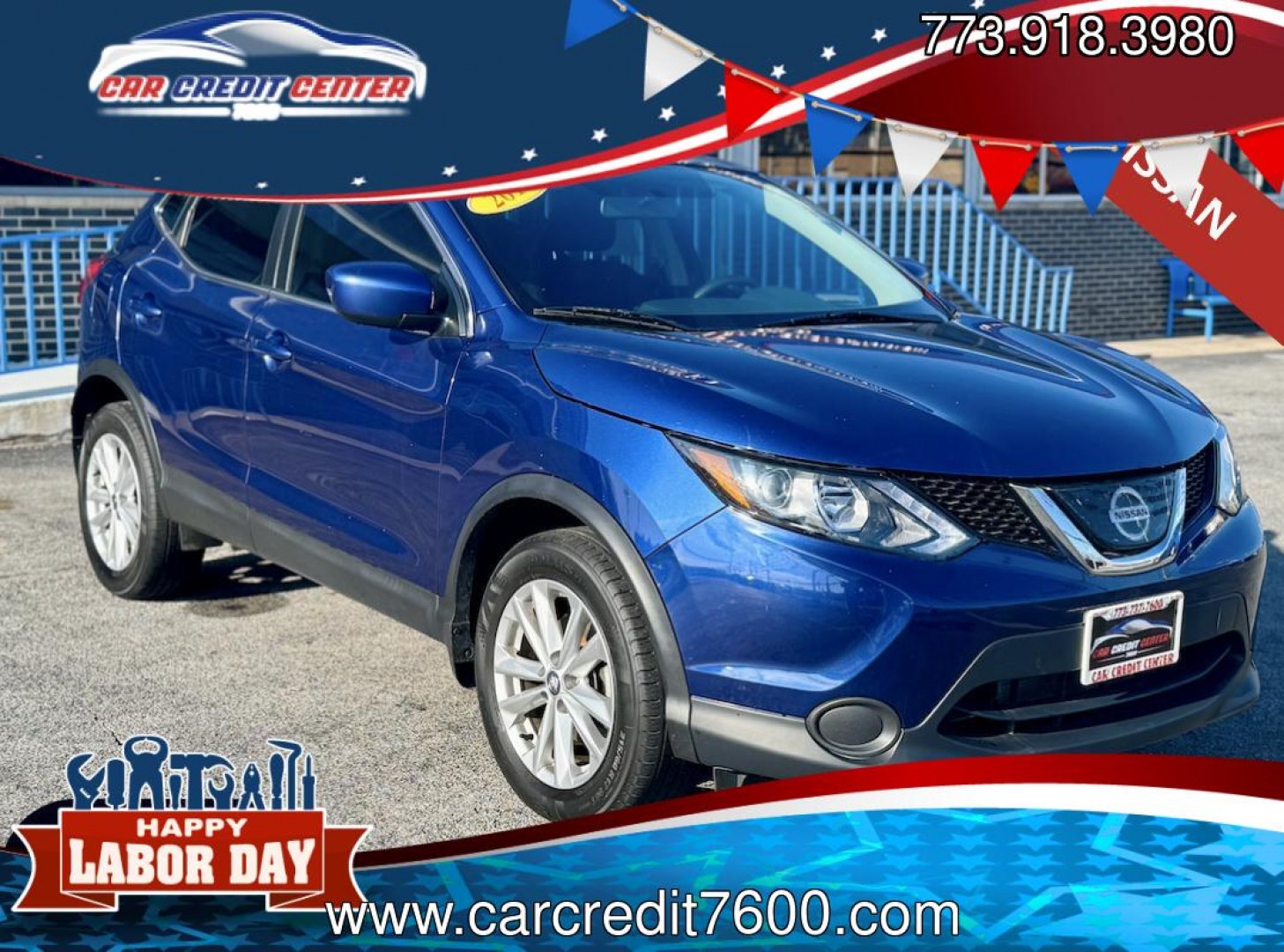 2018 BLUE Nissan Rogue Sport SL (JN1BJ1CPXJW) with an 2.0L L4 DOHC 16V engine, CVT transmission, located at 7600 S Western Ave., Chicago, IL, 60620, (773) 918-3980, 0.000000, 0.000000- Photo#0