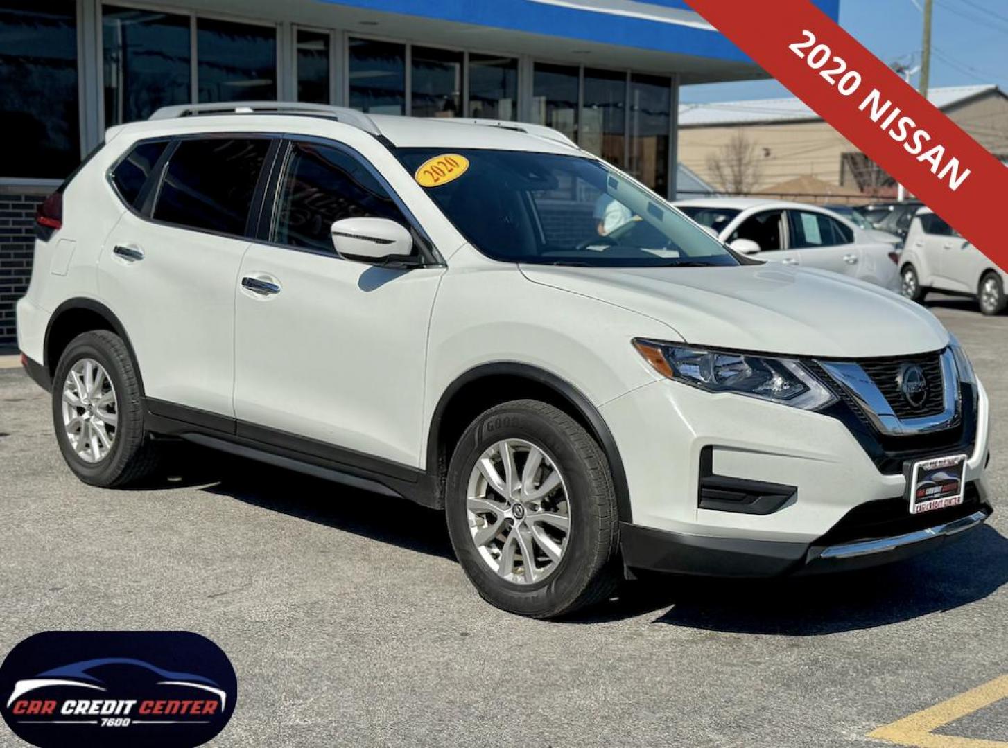 2020 WHITE Nissan Rogue S AWD (5N1AT2MV7LC) with an 2.5L L4 DOHC 16V engine, CVT transmission, located at 7600 S Western Ave., Chicago, IL, 60620, (773) 918-3980, 0.000000, 0.000000 - Photo#0