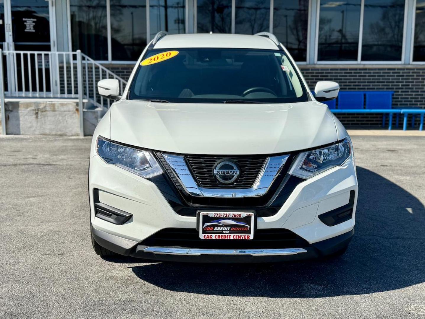 2020 WHITE Nissan Rogue S AWD (5N1AT2MV7LC) with an 2.5L L4 DOHC 16V engine, CVT transmission, located at 7600 S Western Ave., Chicago, IL, 60620, (773) 918-3980, 0.000000, 0.000000 - Photo#1