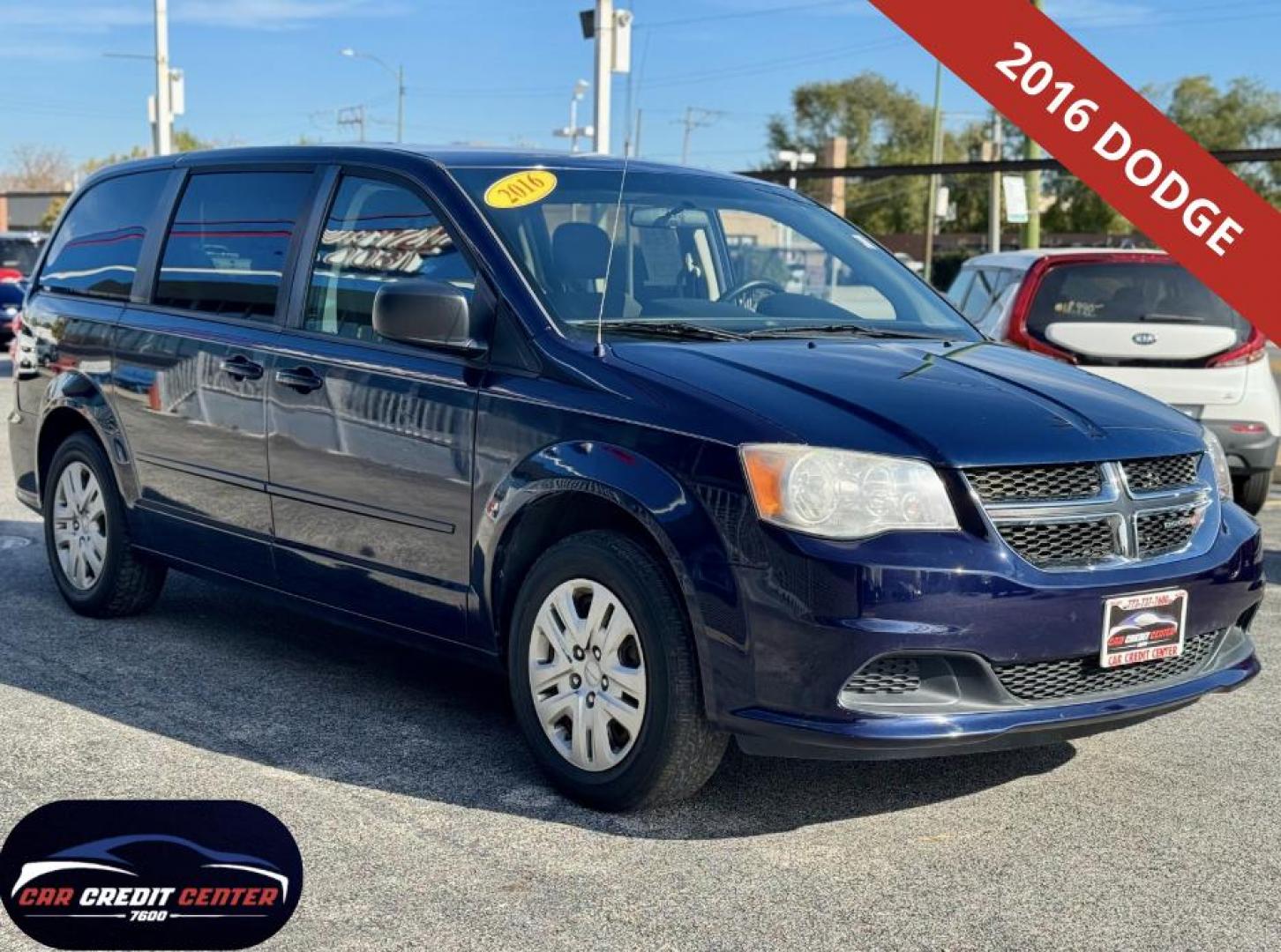 2016 BLUE Dodge Grand Caravan SE (2C4RDGBG0GR) with an 3.6L V6 DOHC 24V engine, 6A transmission, located at 7600 S Western Ave., Chicago, IL, 60620, (773) 918-3980, 0.000000, 0.000000 - Photo#0