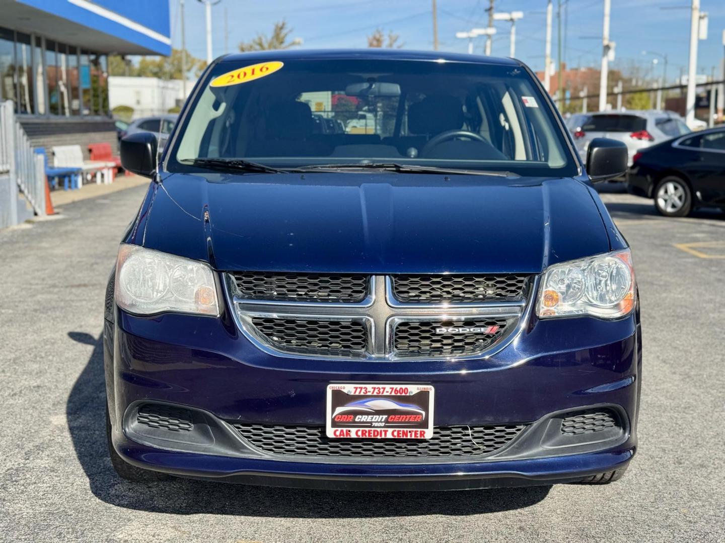 2016 BLUE Dodge Grand Caravan SE (2C4RDGBG0GR) with an 3.6L V6 DOHC 24V engine, 6A transmission, located at 7600 S Western Ave., Chicago, IL, 60620, (773) 918-3980, 0.000000, 0.000000 - Photo#1