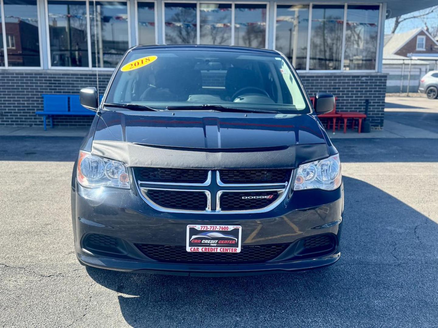 2018 BLACK Dodge Grand Caravan SE (2C4RDGBG6JR) with an 3.6L V6 DOHC 24V engine, 6A transmission, located at 7600 S Western Ave., Chicago, IL, 60620, (773) 918-3980, 0.000000, 0.000000 - Photo#1