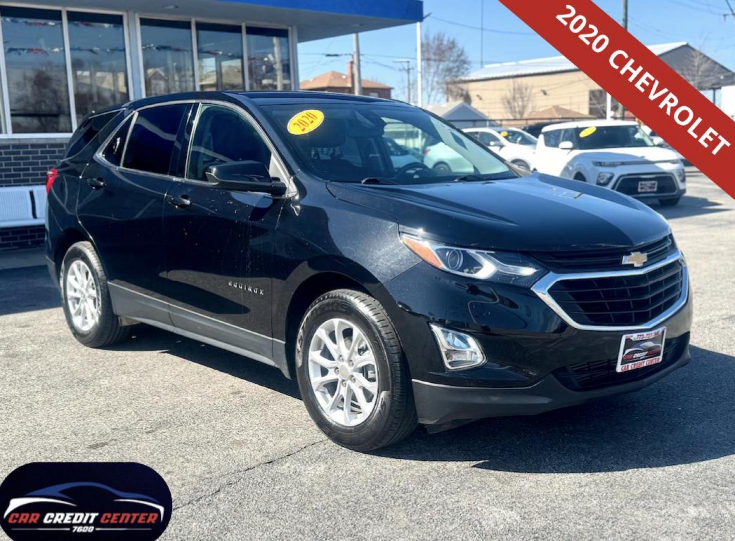 2020 BLACK Chevrolet Equinox LT 2WD (3GNAXKEV4LL) with an 1.5L L4 DIR DOHC 16V TURBO engine, 6A transmission, located at 7600 S Western Ave., Chicago, IL, 60620, (773) 918-3980, 0.000000, 0.000000 - Photo#0