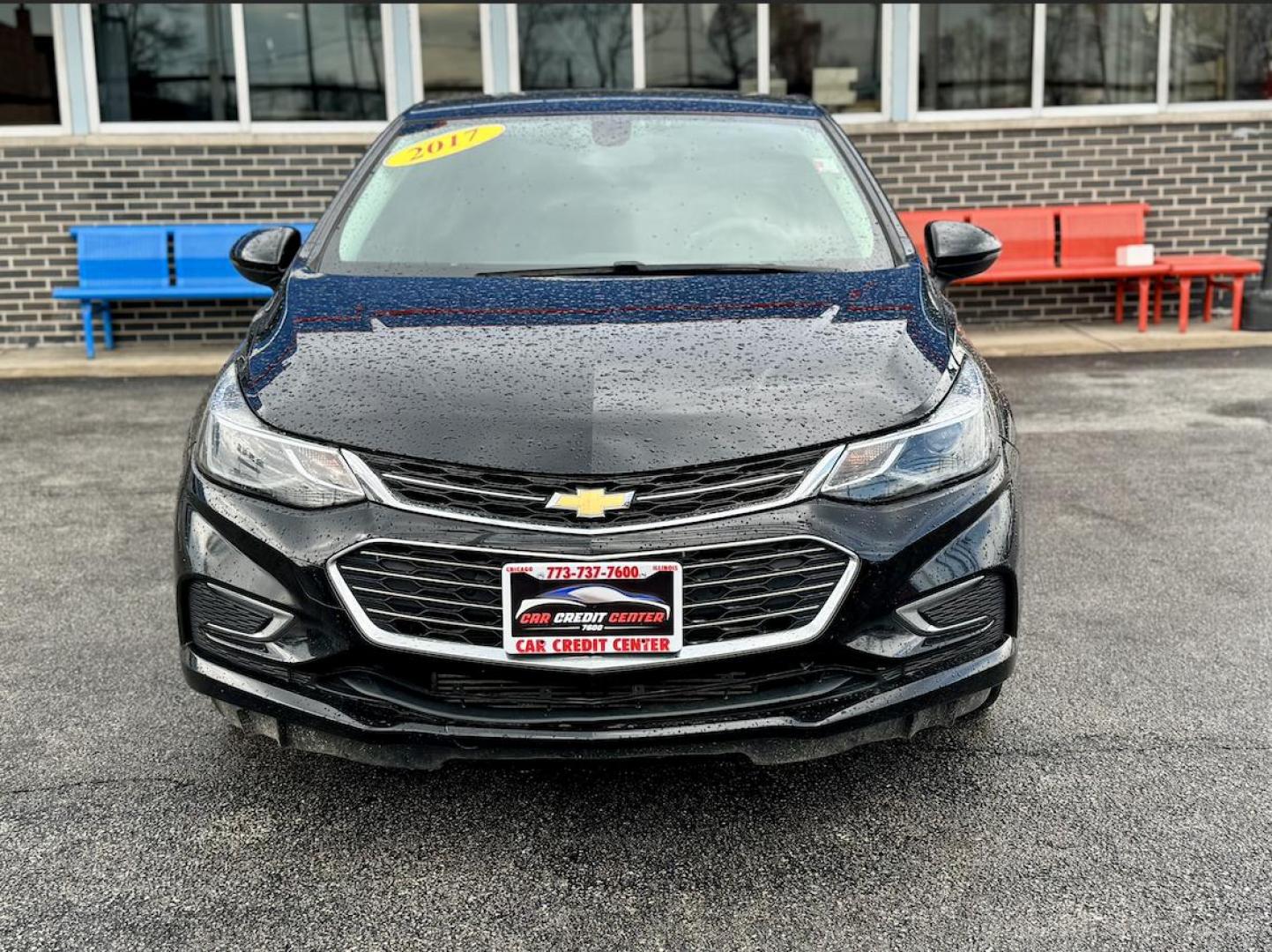 2017 BLACK Chevrolet Cruze Premier Auto (1G1BF5SM5H7) with an 1.4L L4 DOHC 16V TURBO engine, 6A transmission, located at 7600 S Western Ave., Chicago, IL, 60620, (773) 918-3980, 0.000000, 0.000000 - Photo#1
