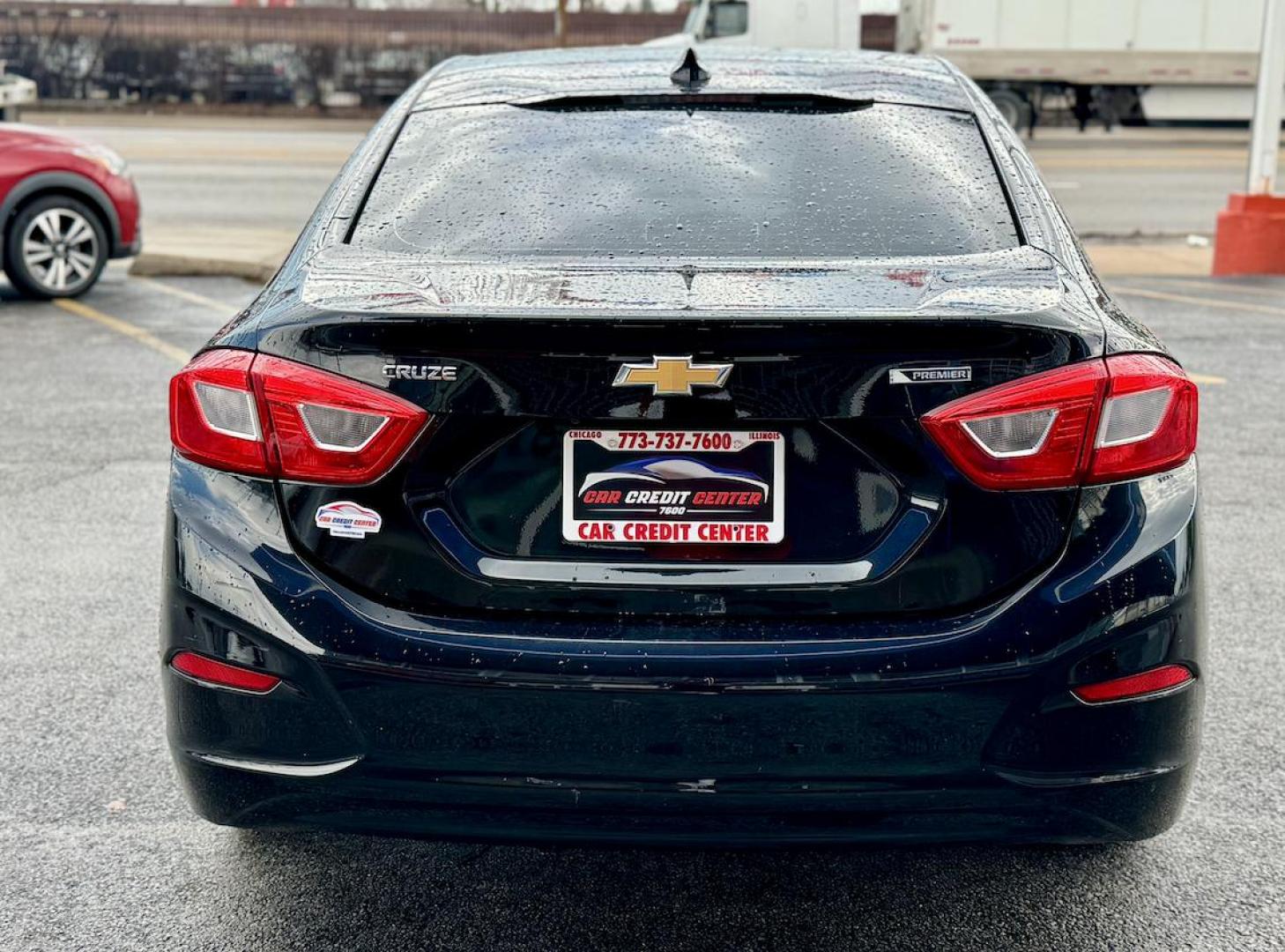2017 BLACK Chevrolet Cruze Premier Auto (1G1BF5SM5H7) with an 1.4L L4 DOHC 16V TURBO engine, 6A transmission, located at 7600 S Western Ave., Chicago, IL, 60620, (773) 918-3980, 0.000000, 0.000000 - Photo#4
