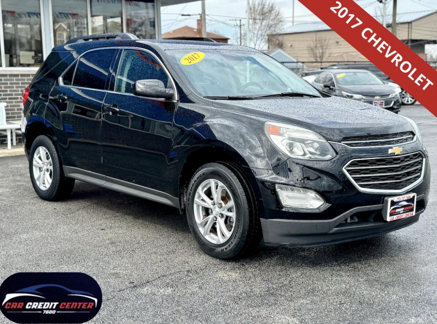 2017 BLACK Chevrolet Equinox LT 2WD (2GNALCEK6H6) with an 2.4L L4 DOHC 16V FFV engine, 6A transmission, located at 7600 S Western Ave., Chicago, IL, 60620, (773) 918-3980, 0.000000, 0.000000 - Photo#0