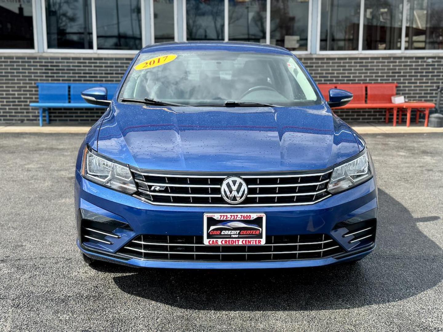 2017 BLUE Volkswagen Passat R-Line (1VWDT7A39HC) with an 1.8L L4 TURBO DIESEL engine, 6A transmission, located at 7600 S Western Ave., Chicago, IL, 60620, (773) 918-3980, 0.000000, 0.000000 - Photo#1