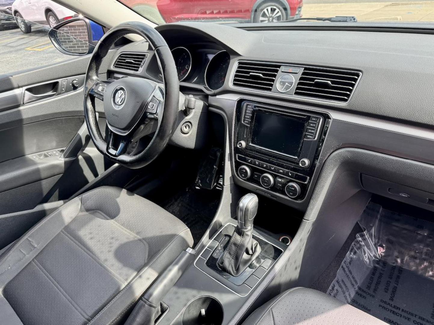 2017 BLUE Volkswagen Passat R-Line (1VWDT7A39HC) with an 1.8L L4 TURBO DIESEL engine, 6A transmission, located at 7600 S Western Ave., Chicago, IL, 60620, (773) 918-3980, 0.000000, 0.000000 - Photo#8