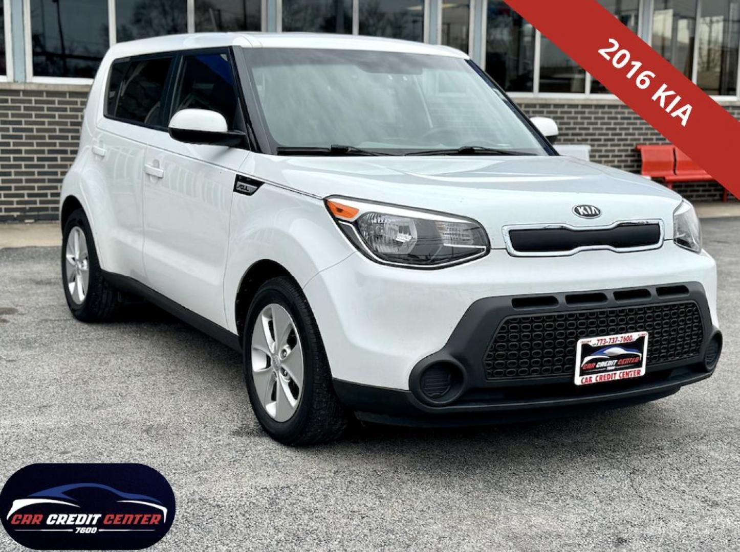 2016 WHITE Kia Soul Base 6A (KNDJN2A26G7) with an 1.6L L4 DOHC 16V engine, 6A transmission, located at 7600 S Western Ave., Chicago, IL, 60620, (773) 918-3980, 0.000000, 0.000000 - Photo#0