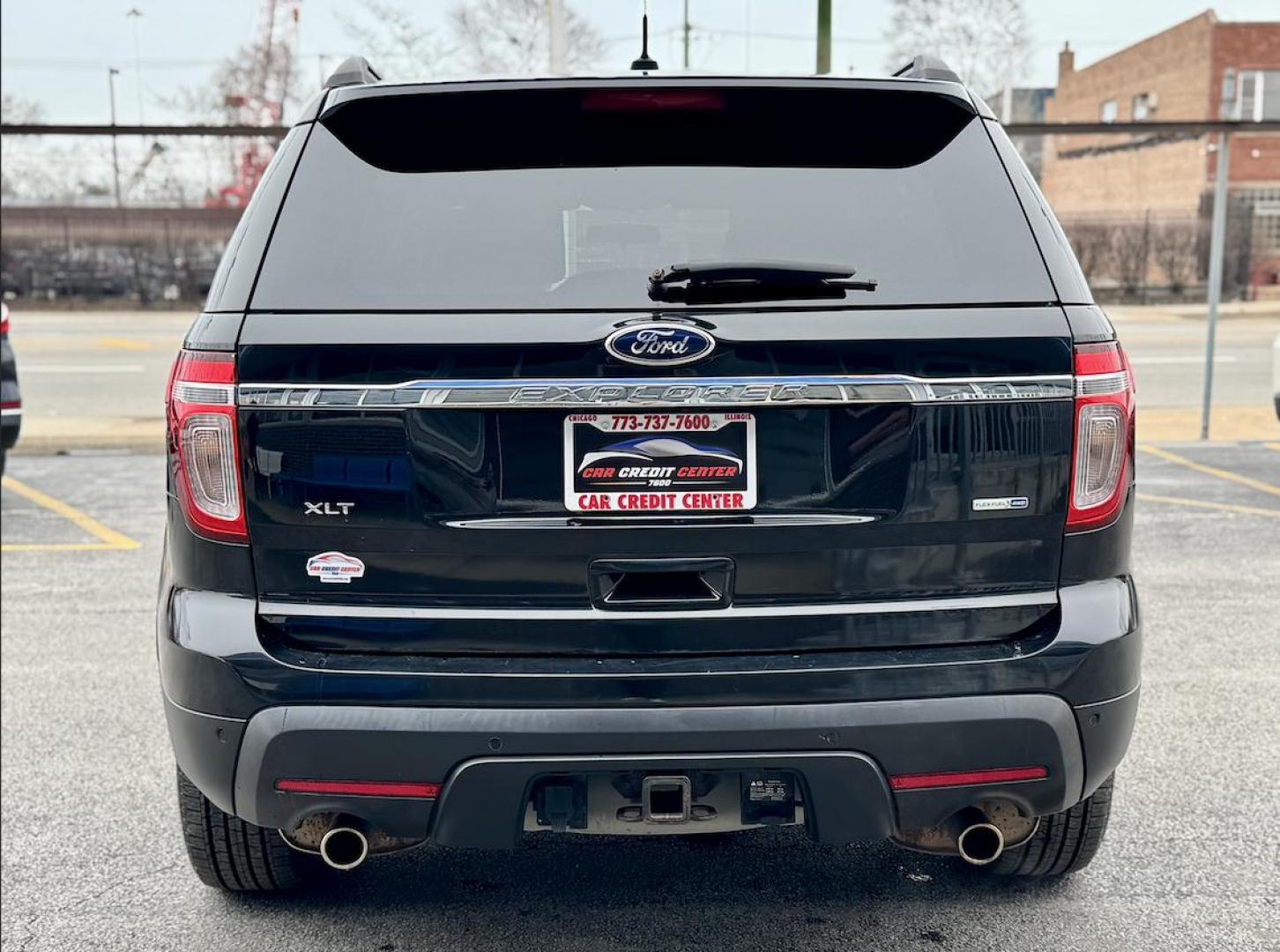 2014 BLACK Ford Explorer XLT 4WD (1FM5K8D82EG) with an 3.5L V6 DOHC 24V engine, 6-Speed Automatic transmission, located at 7600 S Western Ave., Chicago, IL, 60620, (773) 918-3980, 0.000000, 0.000000 - Photo#3