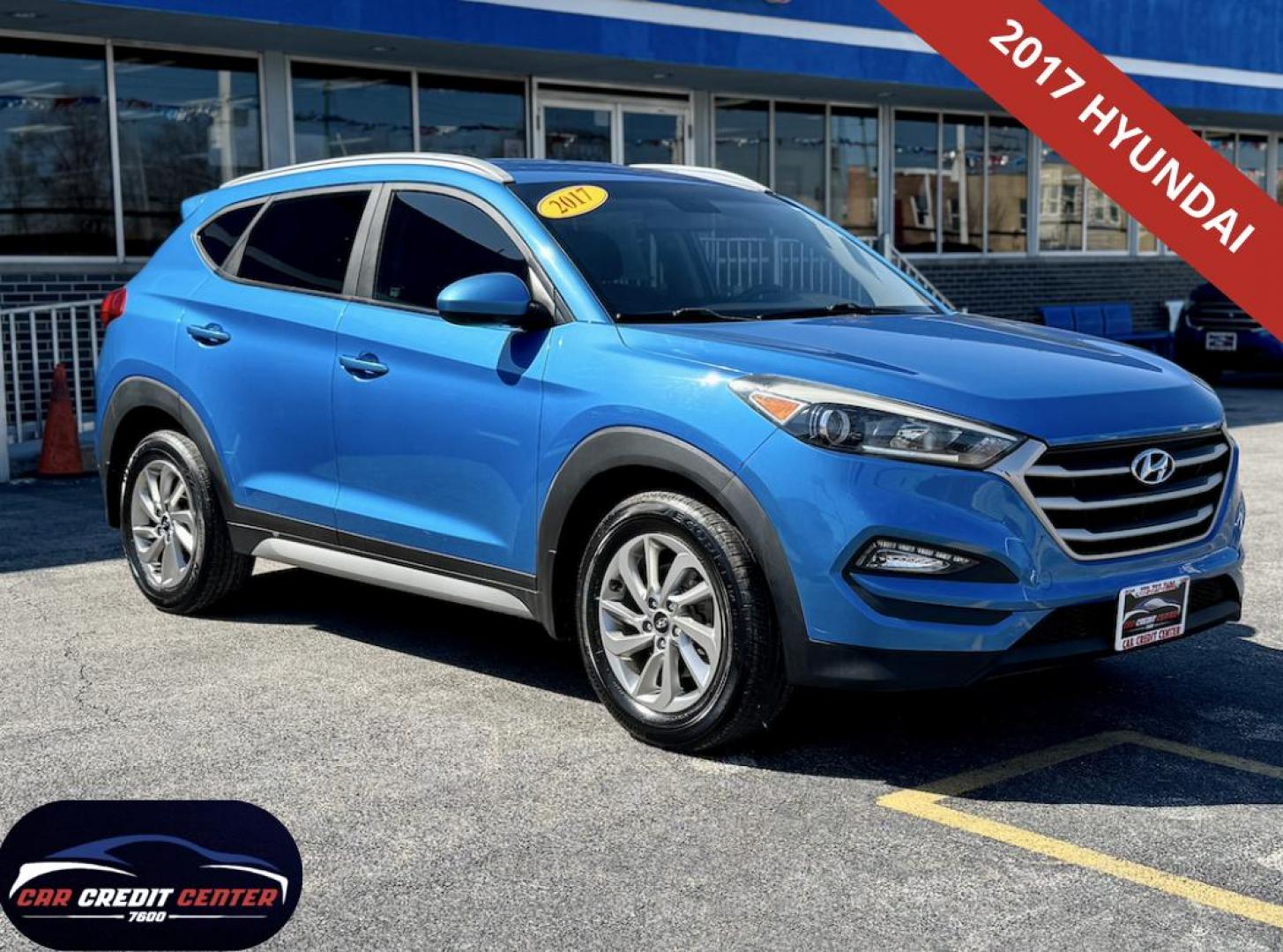 2017 BLUE Hyundai Tucson SE w/Preferred Package (KM8J33A45HU) with an 2.0L L4 DOHC 16V engine, 6A transmission, located at 7600 S Western Ave., Chicago, IL, 60620, (773) 918-3980, 0.000000, 0.000000 - Photo#0