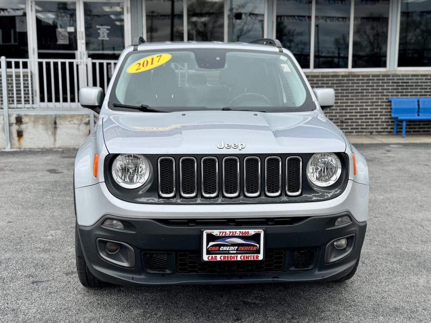2017 SILVER Jeep Renegade Latitude FWD (ZACCJABB0HP) with an 2.4L L4 DOHC 16V engine, 6M transmission, located at 7600 S Western Ave., Chicago, IL, 60620, (773) 918-3980, 0.000000, 0.000000 - Photo#1