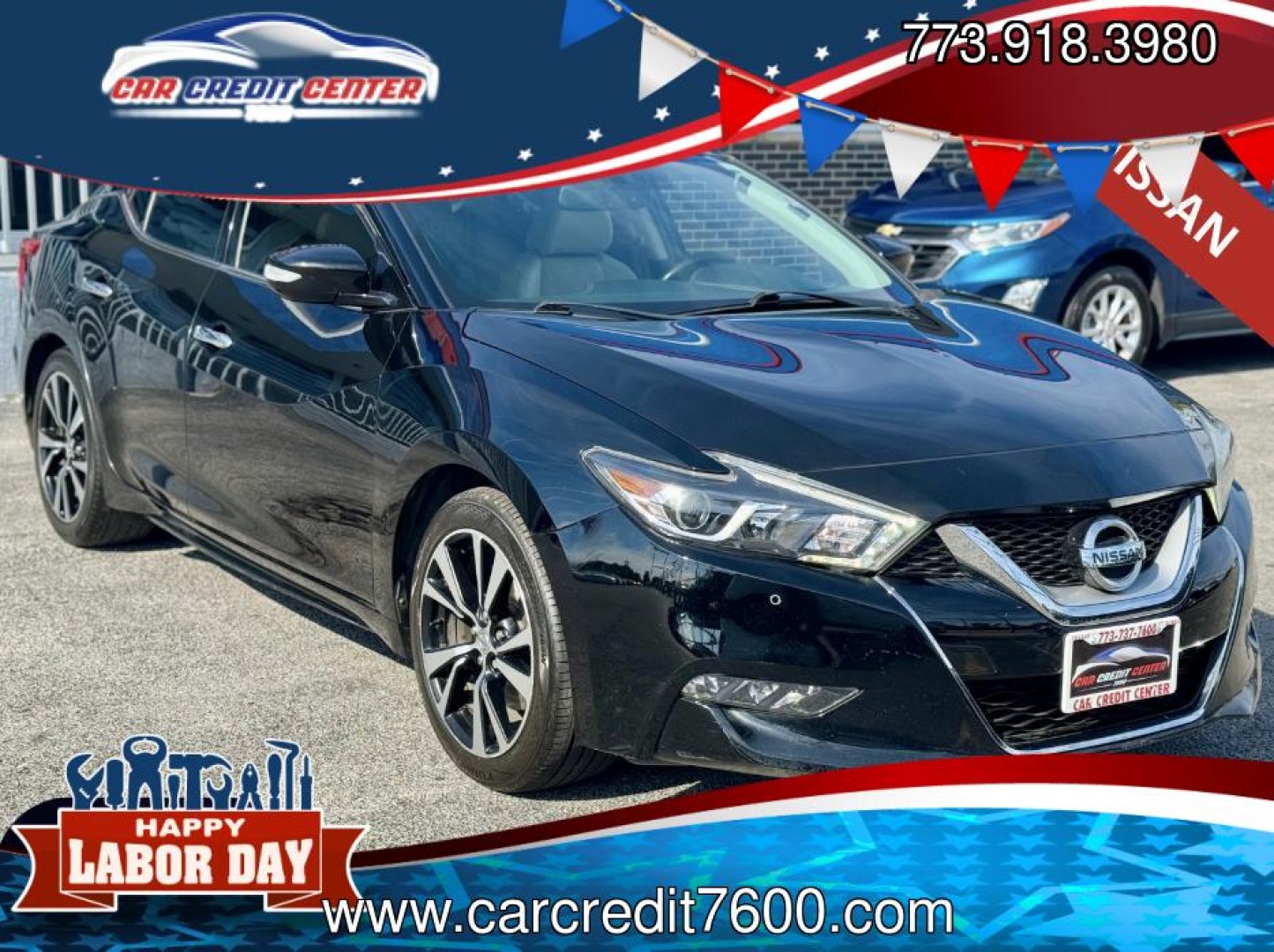 2018 BLACK Nissan Maxima 3.5 SV (1N4AA6AP5JC) with an 3.5L V6 DOHC 24V engine, CVT transmission, located at 7600 S Western Ave., Chicago, IL, 60620, (773) 918-3980, 0.000000, 0.000000- Photo#0