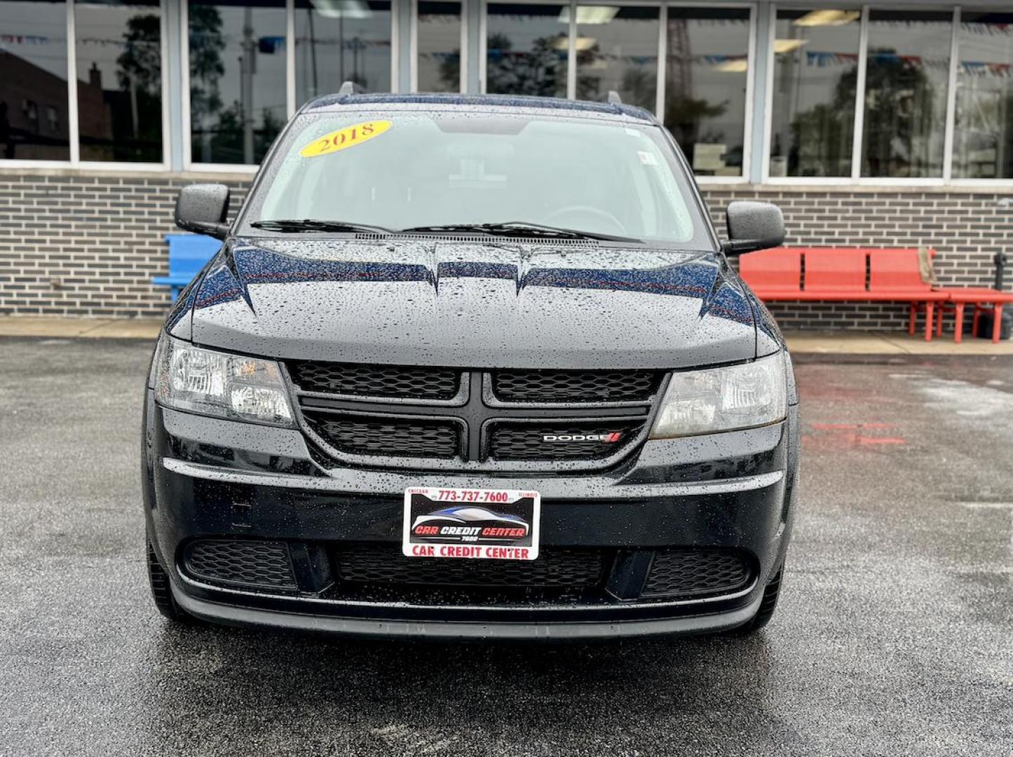 2018 BLACK Dodge Journey SE (3C4PDCAB3JT) with an 2.4L L4 DOHC 16V engine, 4A transmission, located at 7600 S Western Ave., Chicago, IL, 60620, (773) 918-3980, 0.000000, 0.000000 - Photo#1
