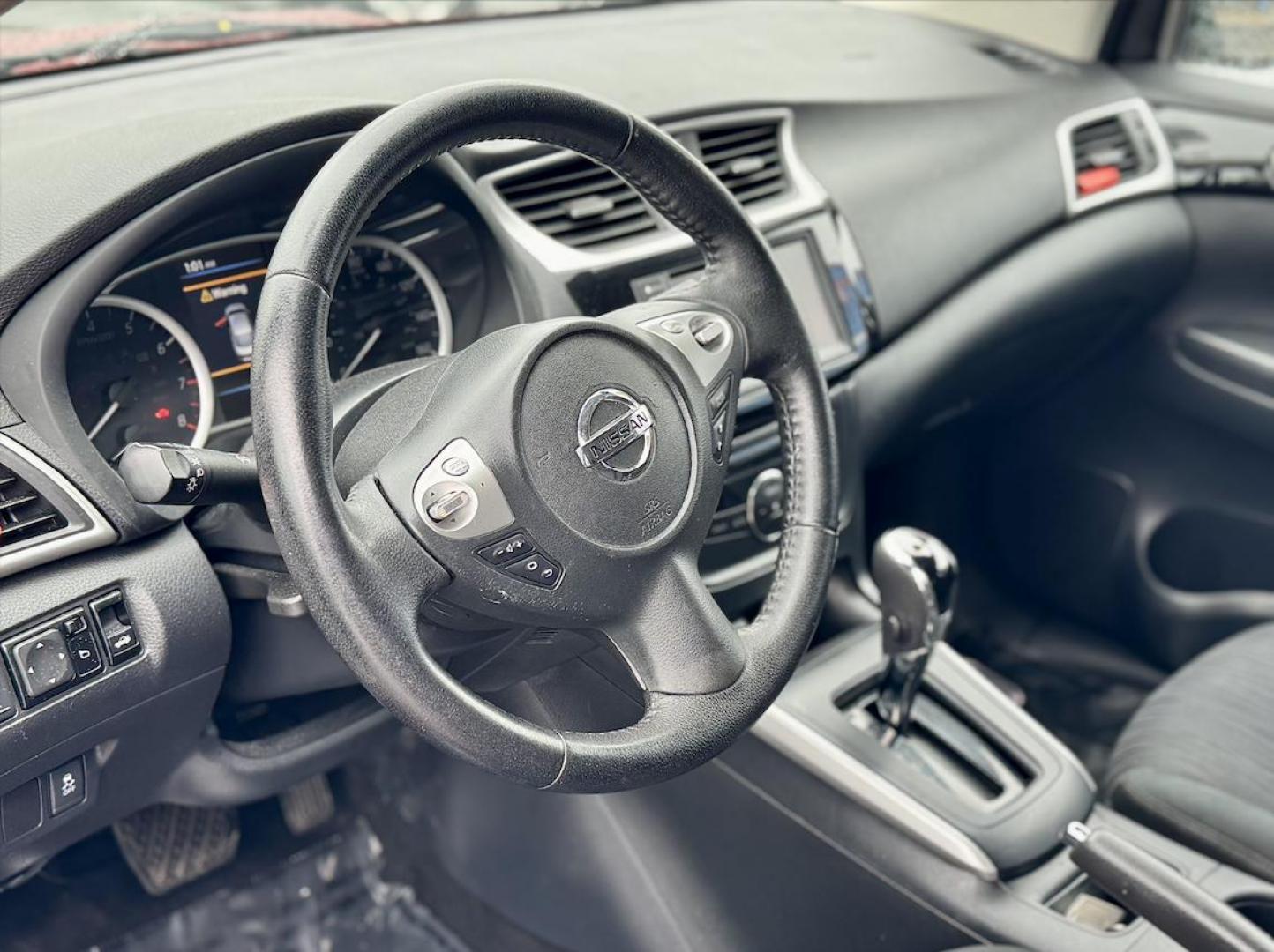 2019 RED Nissan Sentra S CVT (3N1AB7APXKY) with an 1.8L L4 SFI DOHC 16V engine, CVT transmission, located at 7600 S Western Ave., Chicago, IL, 60620, (773) 918-3980, 0.000000, 0.000000 - Photo#5