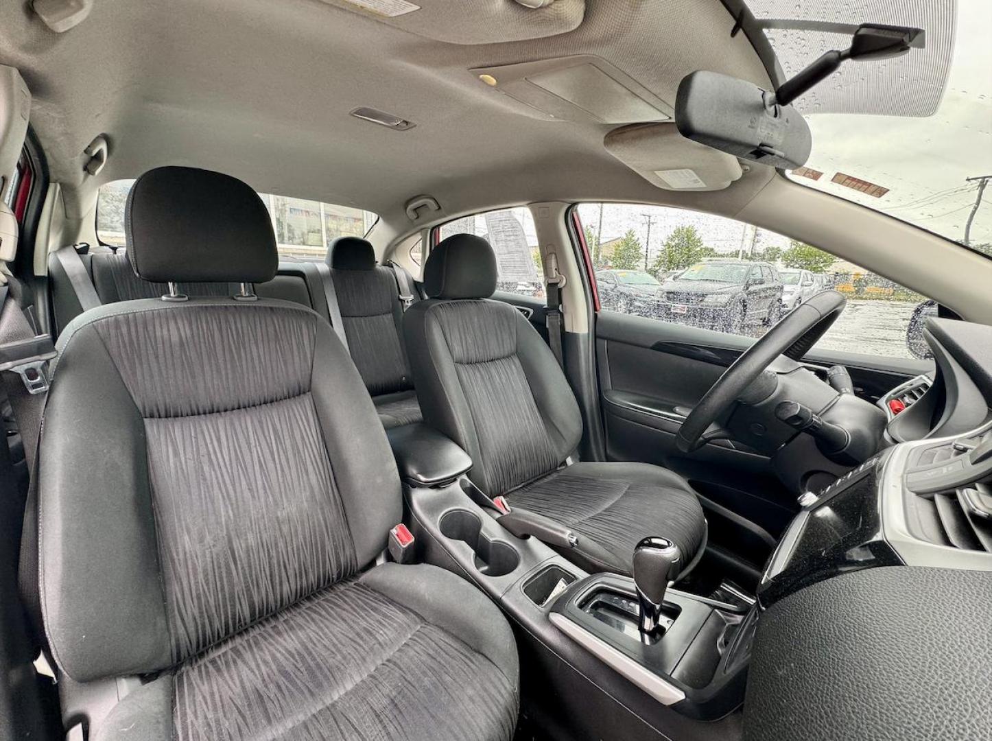 2019 RED Nissan Sentra S CVT (3N1AB7APXKY) with an 1.8L L4 SFI DOHC 16V engine, CVT transmission, located at 7600 S Western Ave., Chicago, IL, 60620, (773) 918-3980, 0.000000, 0.000000 - Photo#9