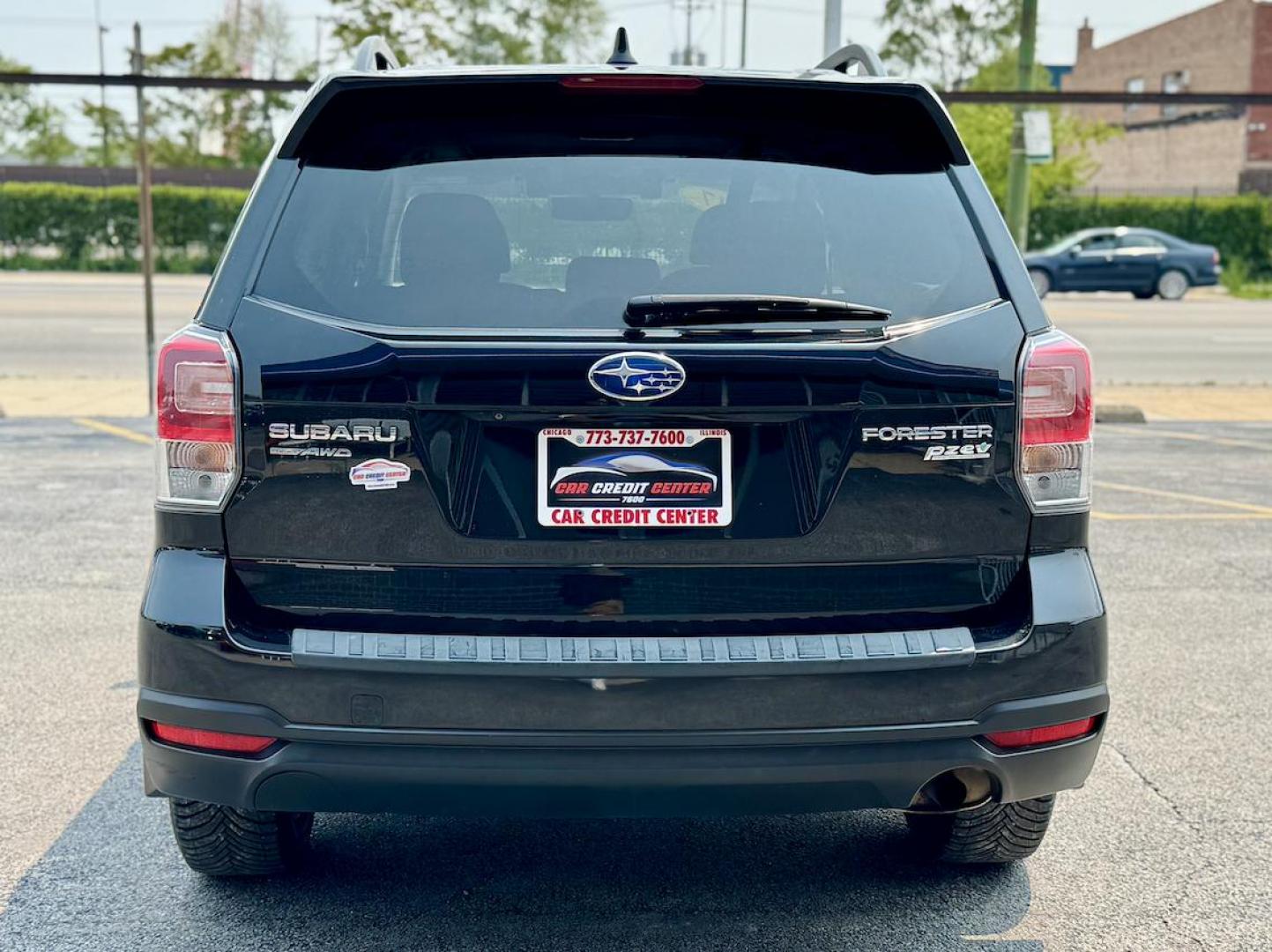 2017 BLACK Subaru Forester 2.5i Premium PZEV CVT (JF2SJAGC2HH) with an 2.5L H4 SOHC 16V engine, CVT transmission, located at 7600 S Western Ave., Chicago, IL, 60620, (773) 918-3980, 0.000000, 0.000000 - Photo#3