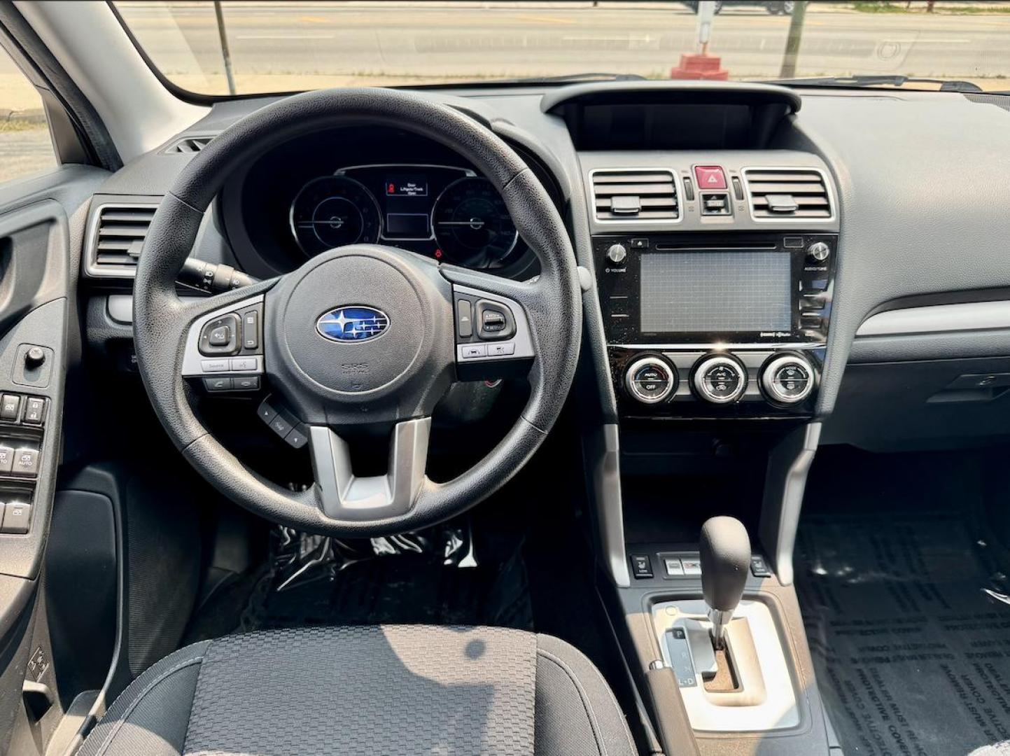 2017 BLACK Subaru Forester 2.5i Premium PZEV CVT (JF2SJAGC2HH) with an 2.5L H4 SOHC 16V engine, CVT transmission, located at 7600 S Western Ave., Chicago, IL, 60620, (773) 918-3980, 0.000000, 0.000000 - Photo#6