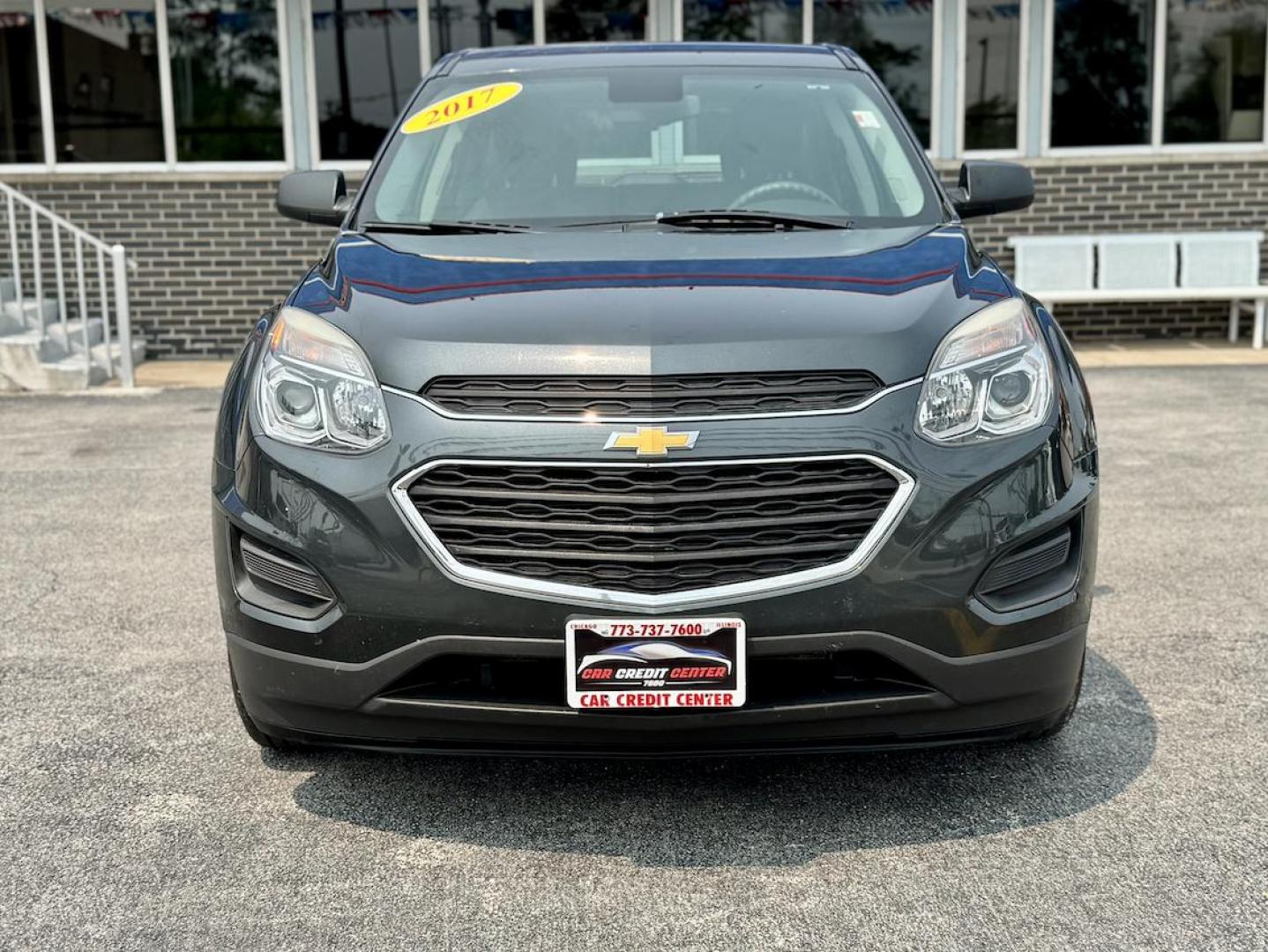 2017 GRAY Chevrolet Equinox LS 2WD (2GNALBEK8H1) with an 2.4L L4 DOHC 16V FFV engine, 6A transmission, located at 7600 S Western Ave., Chicago, IL, 60620, (773) 918-3980, 0.000000, 0.000000 - Photo#1