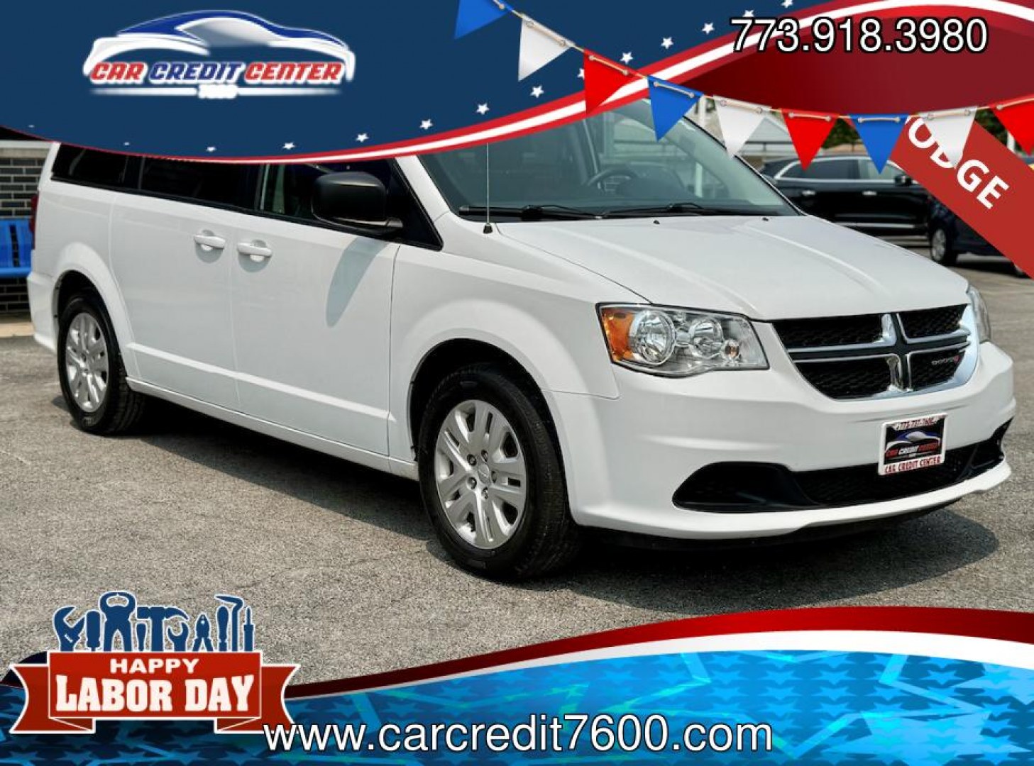 2018 WHITE Dodge Grand Caravan SE (2C4RDGBG1JR) with an 3.6L V6 DOHC 24V engine, 6A transmission, located at 7600 S Western Ave., Chicago, IL, 60620, (773) 918-3980, 0.000000, 0.000000- Photo#0