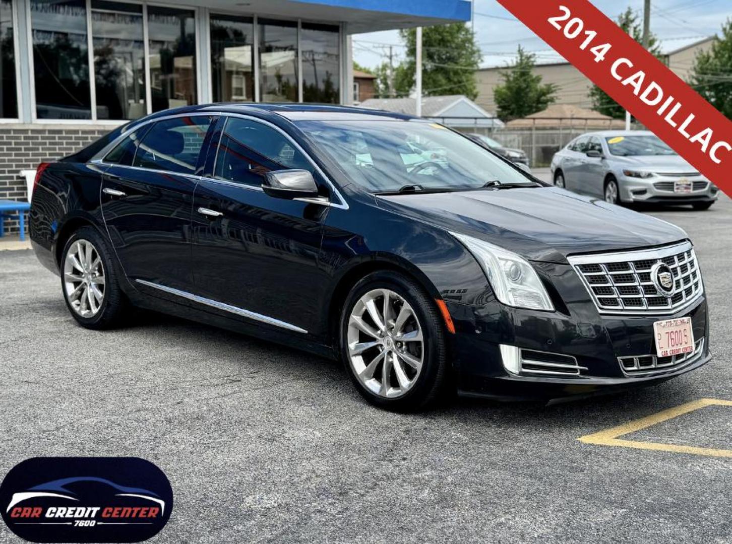 2014 BLACK Cadillac XTS Luxury FWD (2G61M5S3XE9) with an 3.6L V6 DOHC 24V engine, 6-Speed Automatic transmission, located at 7600 S Western Ave., Chicago, IL, 60620, (773) 918-3980, 0.000000, 0.000000 - Photo#0