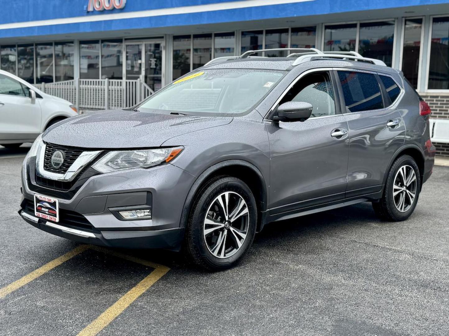 2019 GRAY Nissan Rogue S 2WD (JN8AT2MT4KW) with an 2.5L L4 DOHC 16V engine, CVT transmission, located at 7600 S Western Ave., Chicago, IL, 60620, (773) 918-3980, 0.000000, 0.000000 - Photo#2