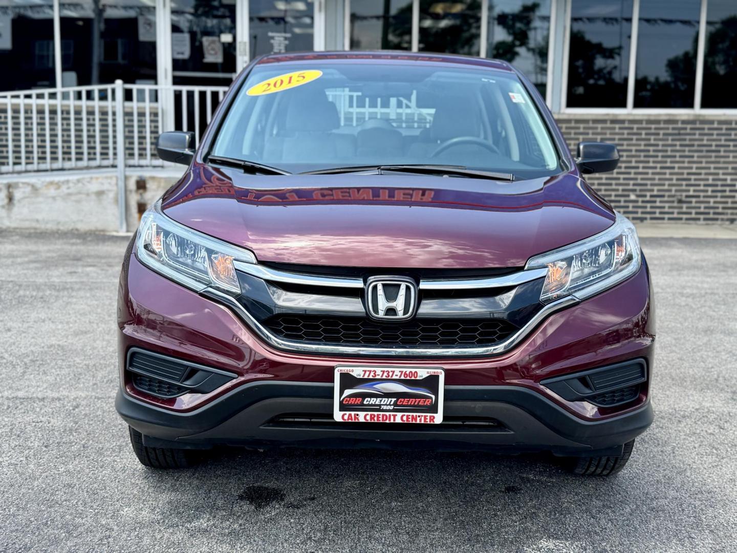 2015 BURGANDY Honda CR-V LX 4WD (5J6RM4H37FL) with an 2.4L L4 DOHC 16V engine, Continuously Variable Transmission transmission, located at 7600 S Western Ave., Chicago, IL, 60620, (773) 918-3980, 0.000000, 0.000000 - Photo#1