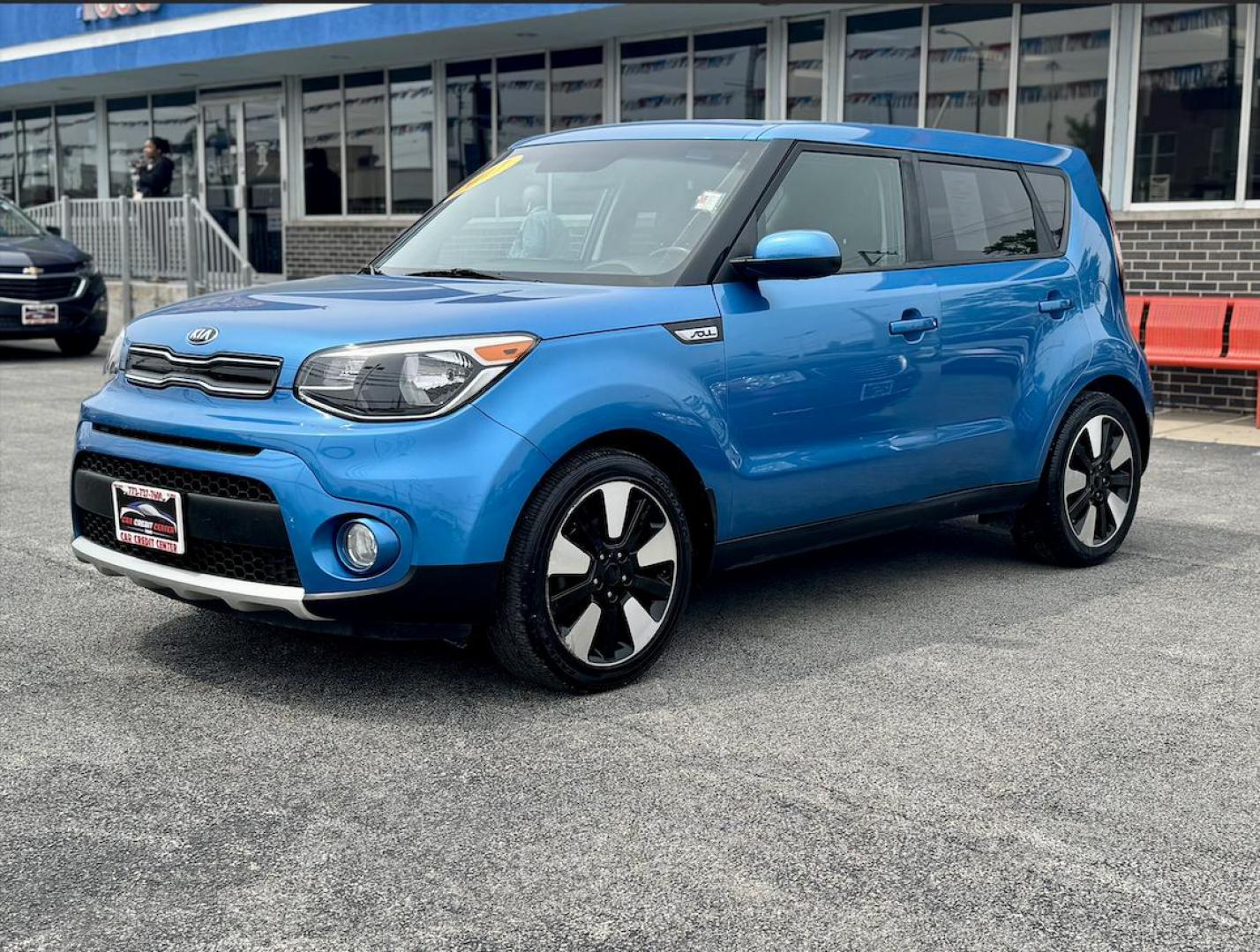 2017 BLUE Kia Soul + (KNDJP3A56H7) with an 2.0L L4 DOHC 16V engine, 6A transmission, located at 7600 S Western Ave., Chicago, IL, 60620, (773) 918-3980, 0.000000, 0.000000 - Photo#2