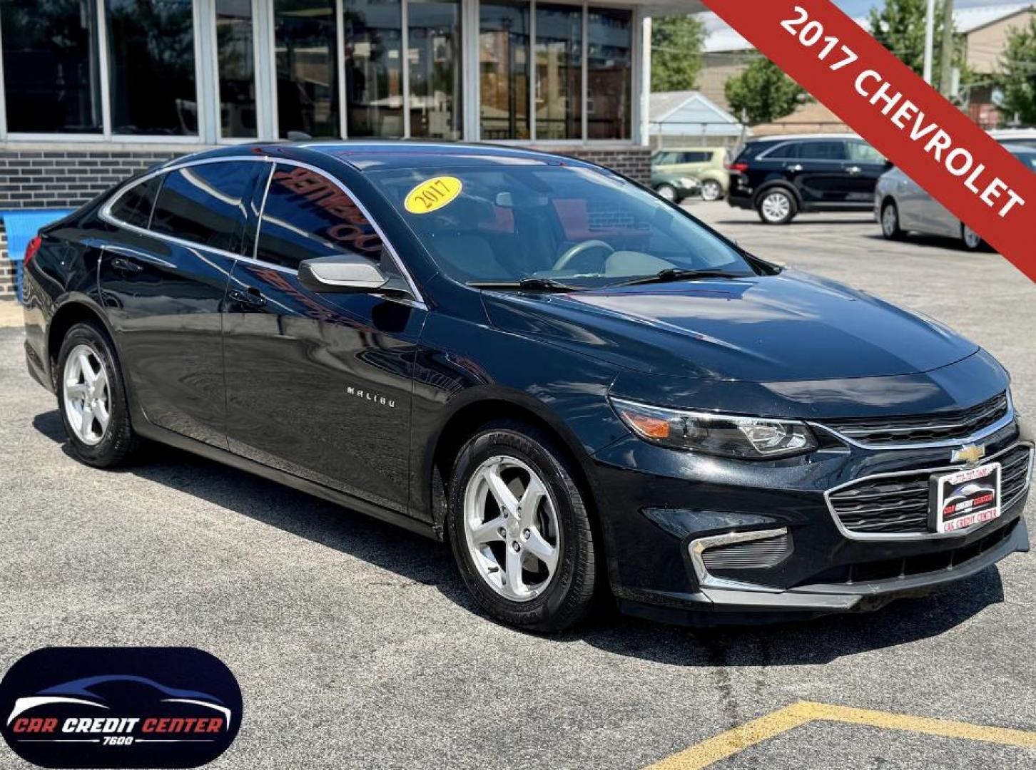 2017 BLACK Chevrolet Malibu 1FL (1G1ZC5ST0HF) with an 1.5L L4 DOHC 16V engine, 6A transmission, located at 7600 S Western Ave., Chicago, IL, 60620, (773) 918-3980, 0.000000, 0.000000 - Photo#0
