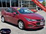 2018 RED Chevrolet Cruze LT Auto (1G1BE5SM8J7) with an 1.4L L4 DOHC 16V TURBO engine, 6A transmission, located at 7600 S Western Ave., Chicago, IL, 60620, (773) 918-3980, 0.000000, 0.000000 - Photo#0