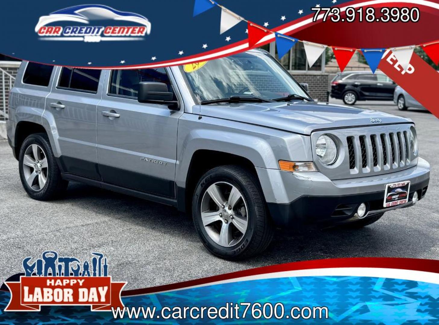 2016 SILVER Jeep Patriot Latitude 2WD (1C4NJPFA9GD) with an 2.0L L4 DOHC 16V engine, located at 7600 S Western Ave., Chicago, IL, 60620, (773) 918-3980, 0.000000, 0.000000- Photo#0
