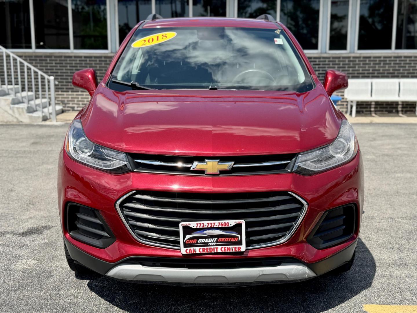 2018 RED Chevrolet Trax LT AWD (3GNCJPSB9JL) with an 1.4L L4 DOHC 16V engine, 6A transmission, located at 7600 S Western Ave., Chicago, IL, 60620, (773) 918-3980, 0.000000, 0.000000 - Photo#1