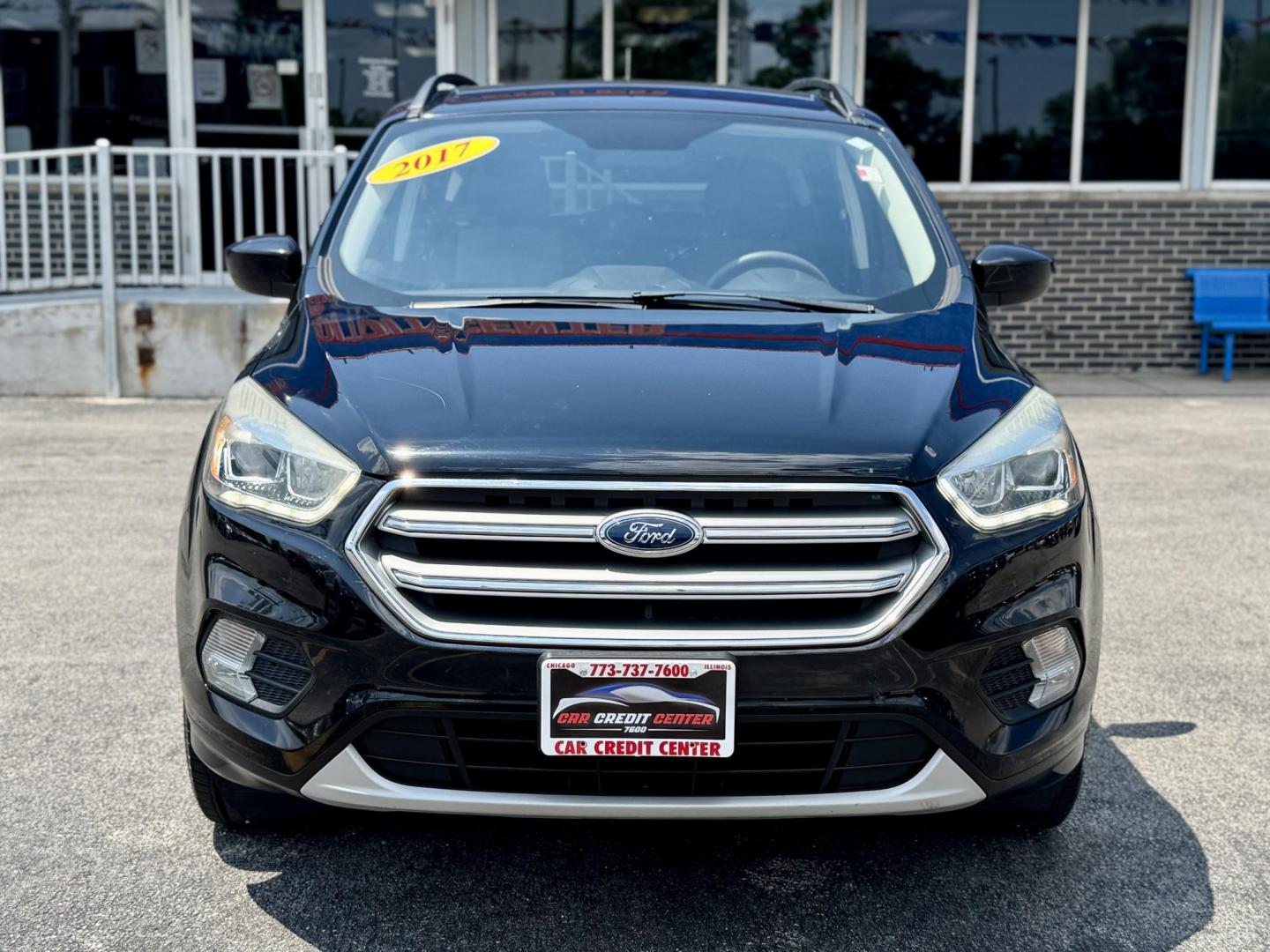 2017 BLACK Ford Escape SE 4WD (1FMCU9GD2HU) with an 1.5L L4 DOHC 16V engine, 6A transmission, located at 7600 S Western Ave., Chicago, IL, 60620, (773) 918-3980, 0.000000, 0.000000 - Photo#1