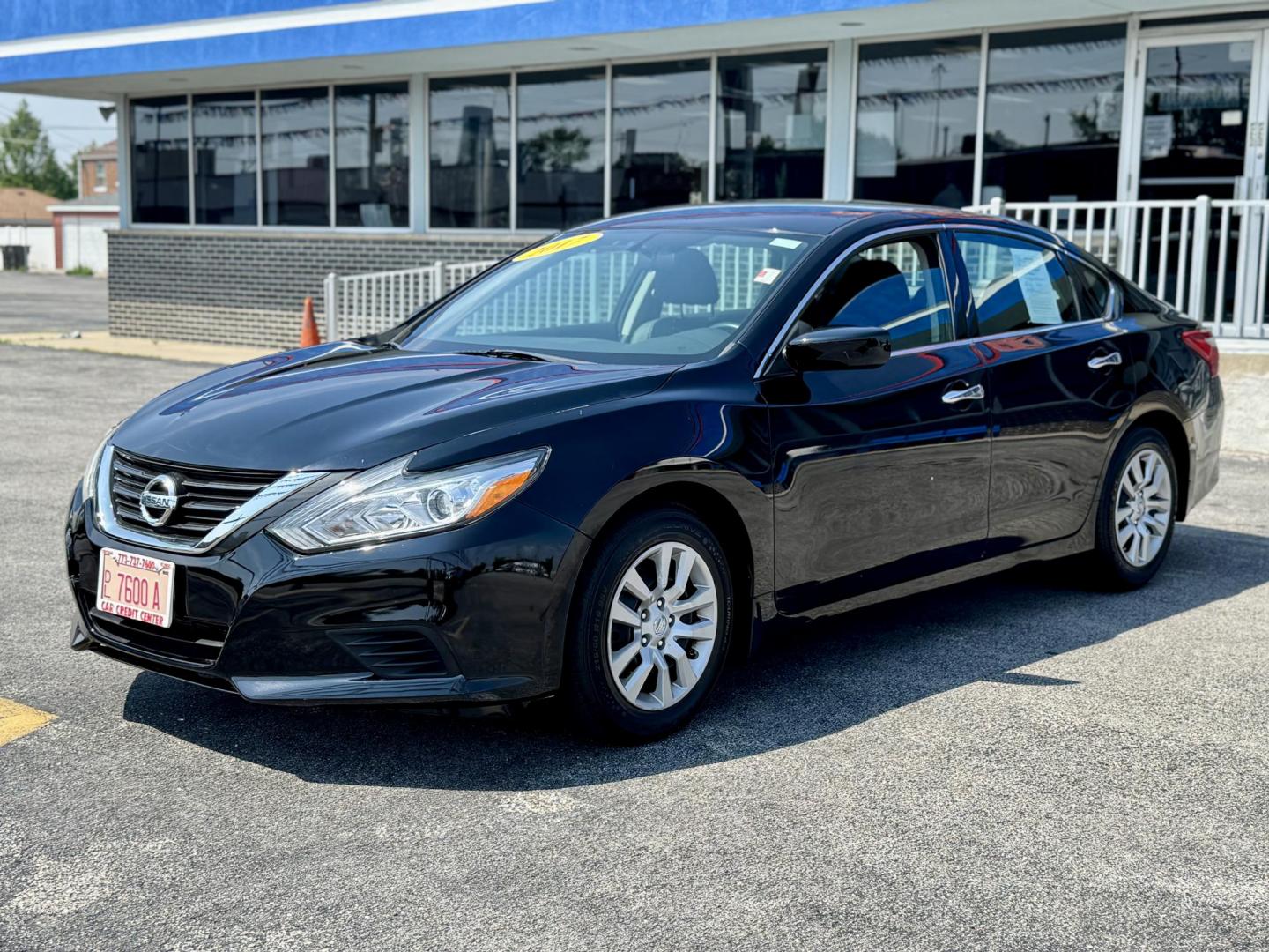 2017 BLACK Nissan Altima 2.5 S (1N4AL3AP5HC) with an 2.5L L4 DOHC 16V engine, CVT transmission, located at 7600 S Western Ave., Chicago, IL, 60620, (773) 918-3980, 0.000000, 0.000000 - Photo#2