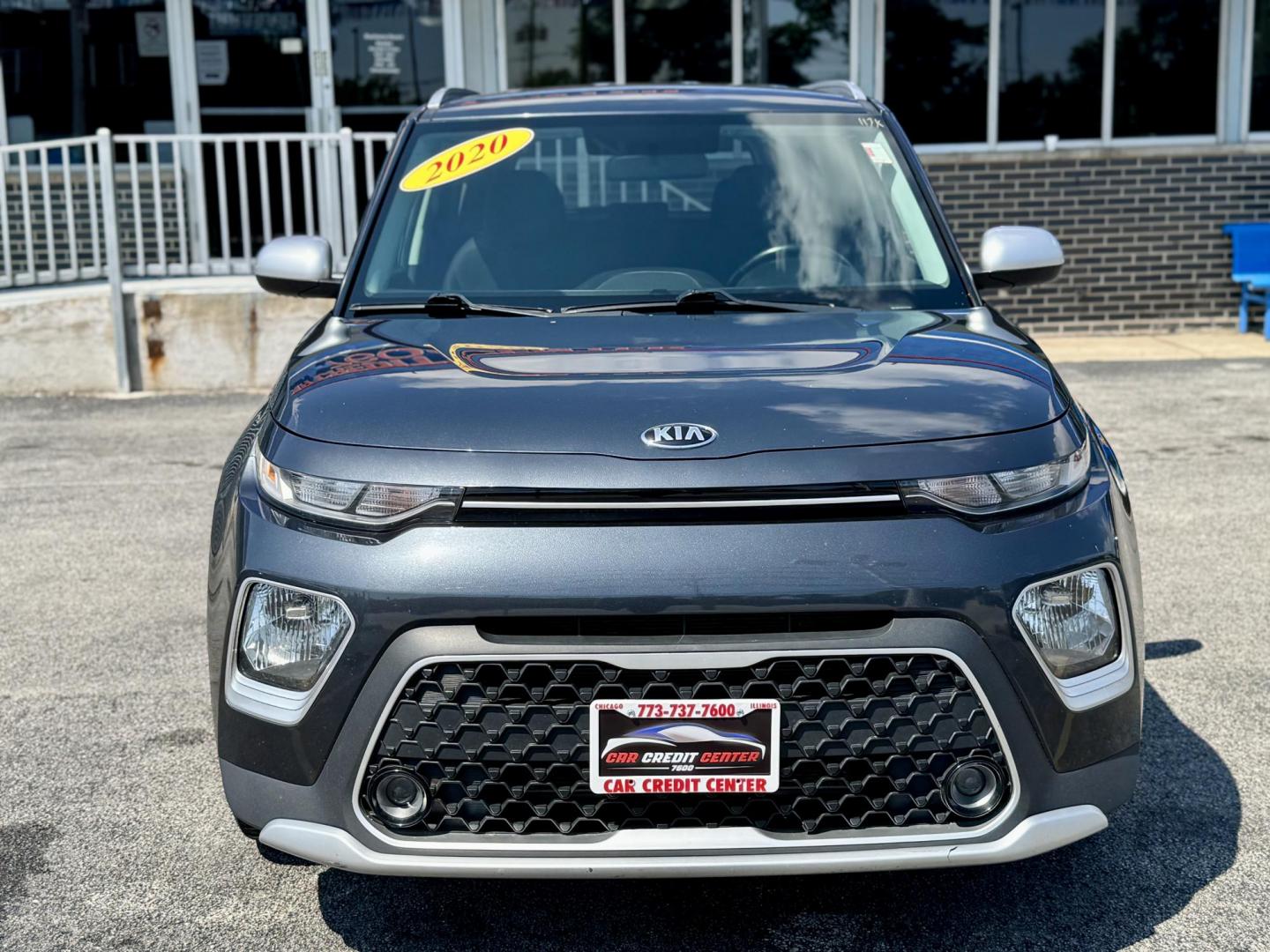 2020 GRAY Kia Soul S (KNDJ23AU3L7) with an 2.0L L4 DOHC 16V engine, CVT transmission, located at 7600 S Western Ave., Chicago, IL, 60620, (773) 918-3980, 0.000000, 0.000000 - Photo#1