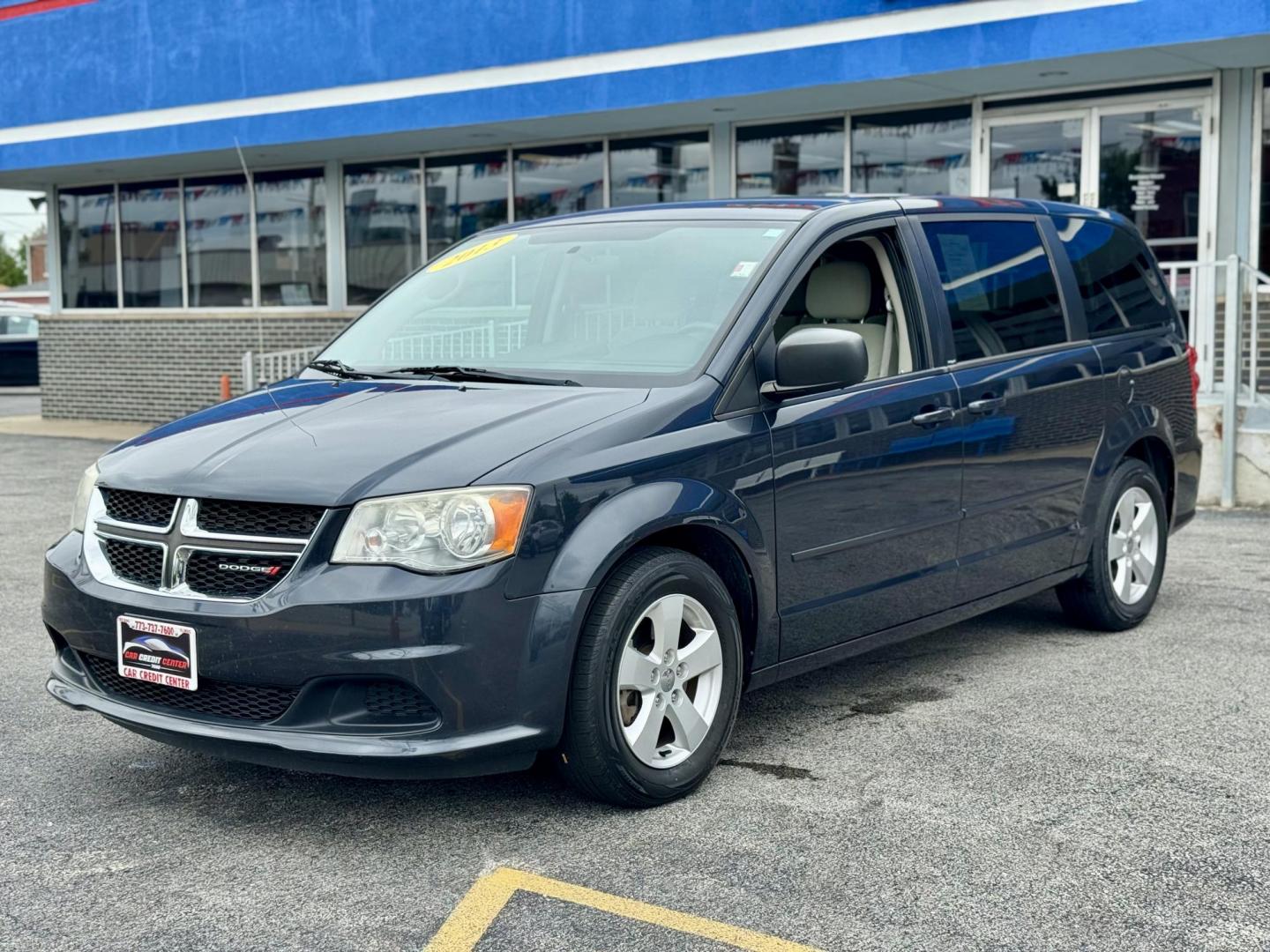 2013 BLUE Dodge Grand Caravan SE (2C4RDGBG9DR) with an 3.6L V6 DOHC 24V engine, 6-Speed Automatic transmission, located at 7600 S Western Ave., Chicago, IL, 60620, (773) 918-3980, 0.000000, 0.000000 - Photo#2