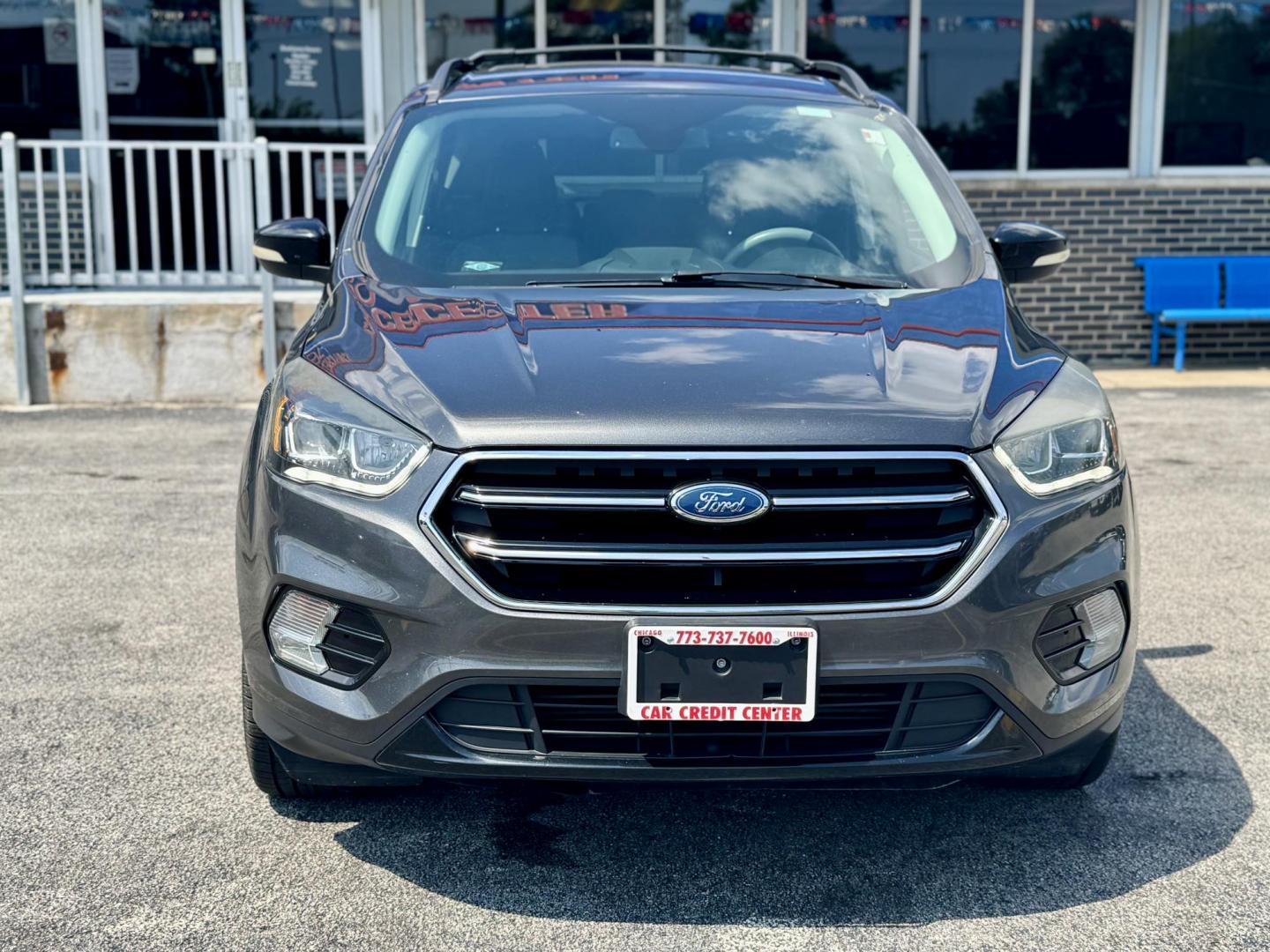 2017 GRAY Ford Escape Titanium FWD (1FMCU0J90HU) with an 2.0L L4 DOHC 16V engine, 6A transmission, located at 7600 S Western Ave., Chicago, IL, 60620, (773) 918-3980, 0.000000, 0.000000 - Photo#1