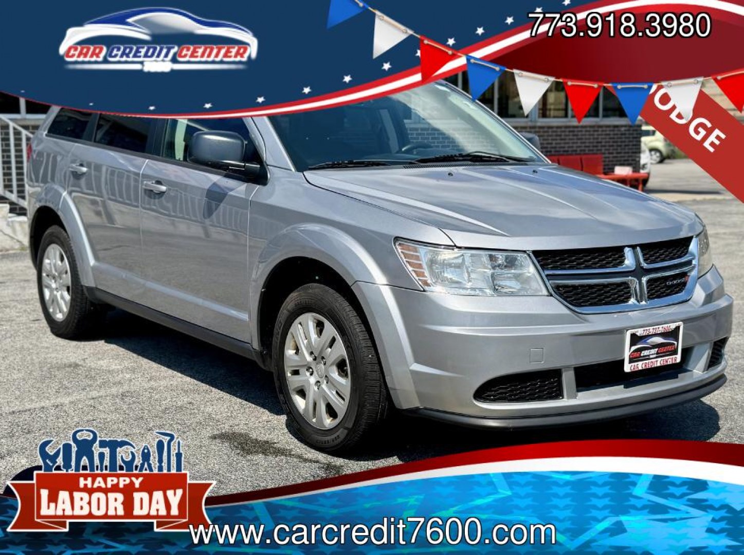 2018 SILVER Dodge Journey SE (3C4PDCAB2JT) with an 2.4L L4 DOHC 16V engine, 4A transmission, located at 7600 S Western Ave., Chicago, IL, 60620, (773) 918-3980, 0.000000, 0.000000- Photo#0