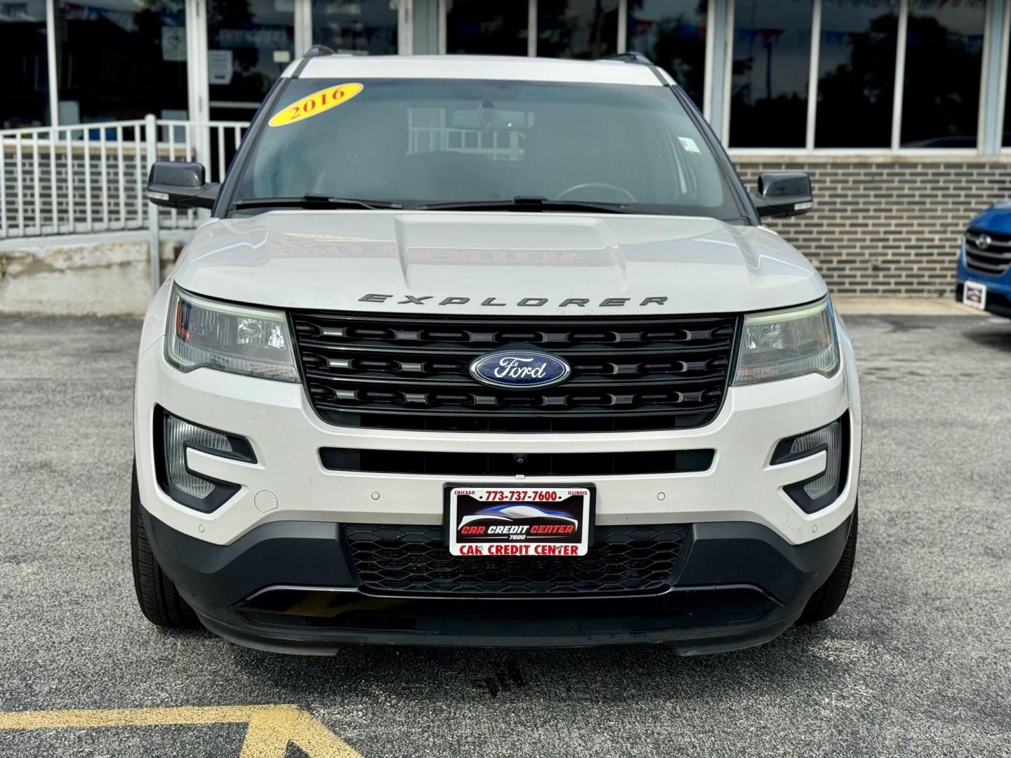 2016 WHITE Ford Explorer Sport 4WD (1FM5K8GT6GG) with an 3.5L V6 DOHC 24V engine, 6-Speed Automatic transmission, located at 7600 S Western Ave., Chicago, IL, 60620, (773) 918-3980, 0.000000, 0.000000 - Photo#1