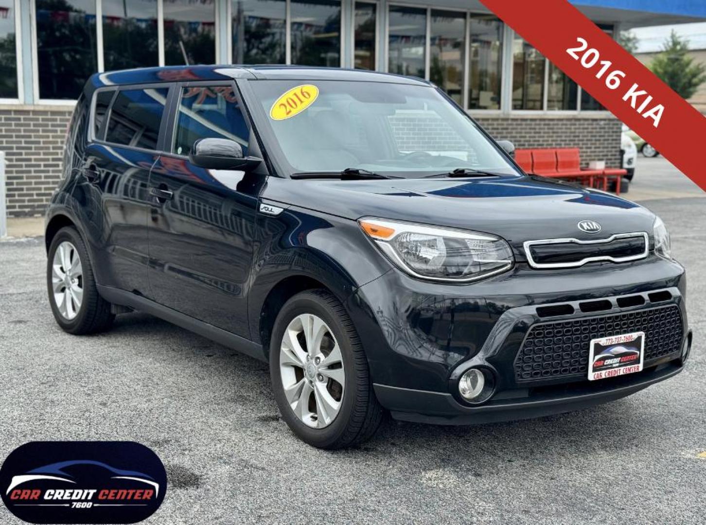 2016 BLACK Kia Soul + (KNDJP3A57G7) with an 2.0L L4 DOHC 16V engine, 6A transmission, located at 7600 S Western Ave., Chicago, IL, 60620, (773) 918-3980, 0.000000, 0.000000 - Photo#0