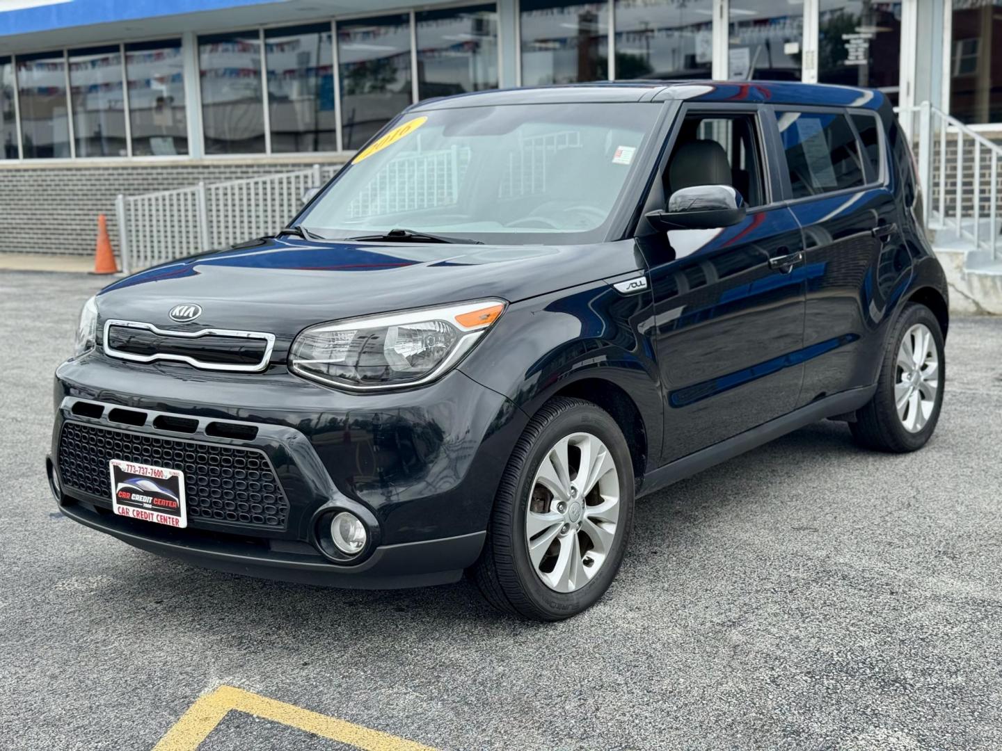2016 BLACK Kia Soul + (KNDJP3A57G7) with an 2.0L L4 DOHC 16V engine, 6A transmission, located at 7600 S Western Ave., Chicago, IL, 60620, (773) 918-3980, 0.000000, 0.000000 - Photo#2